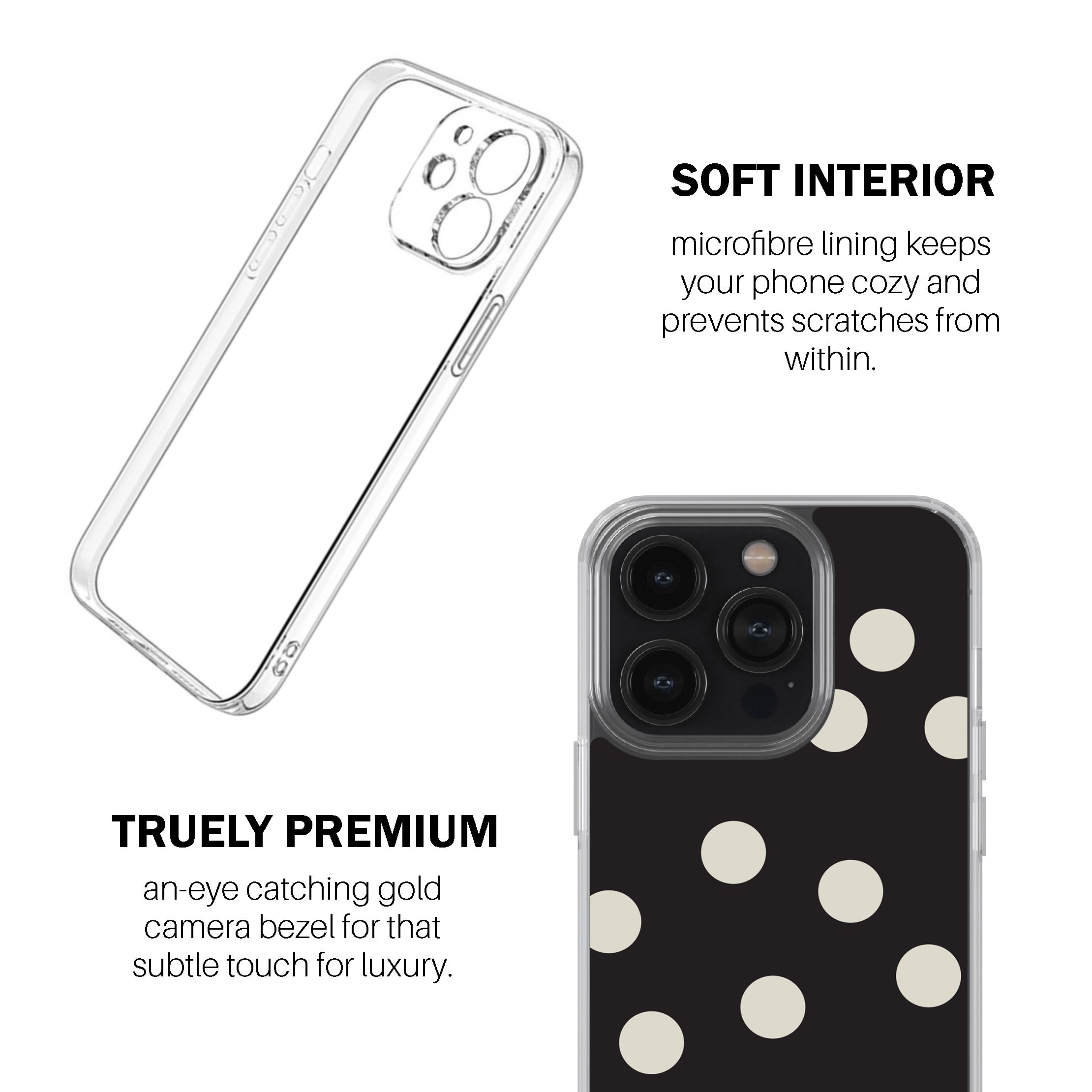 Tuxedo Dot Phone Cover