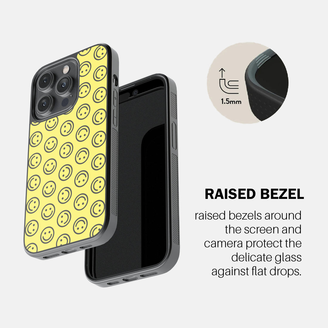 Yellow Happy Phone Cover
