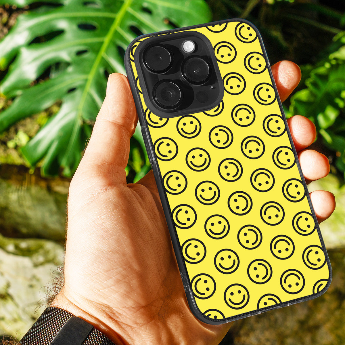 Yellow Happy Phone Cover