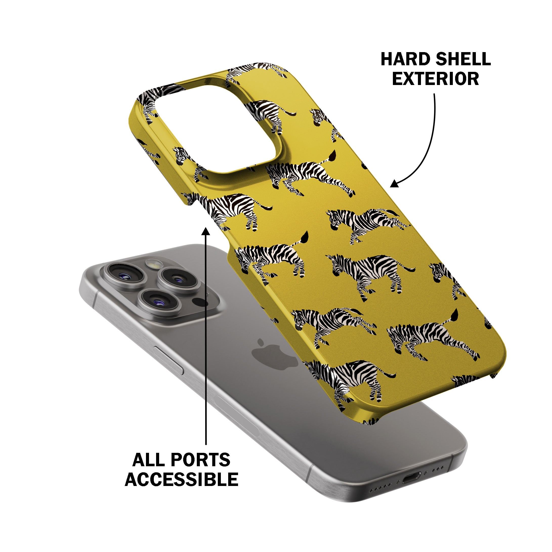 Zebra Phone Cover