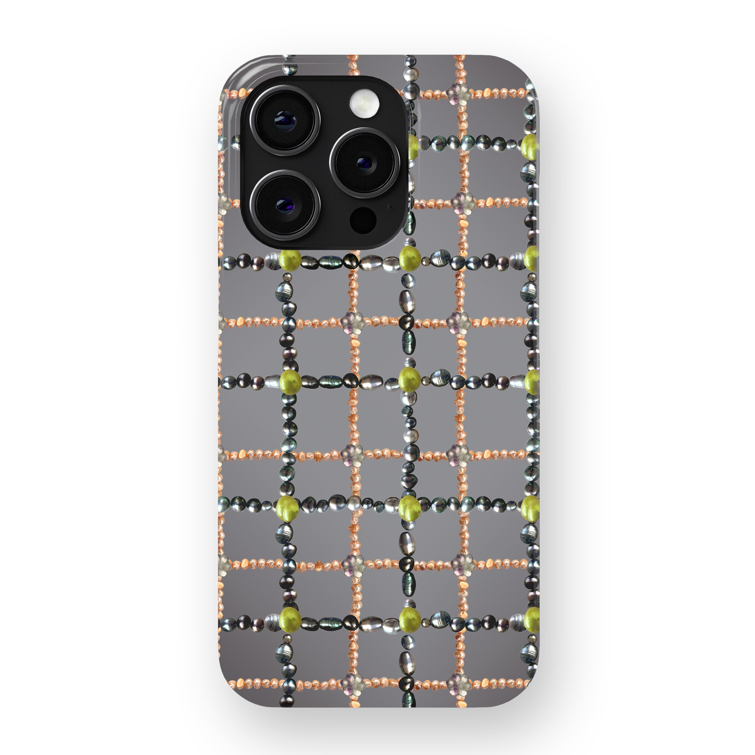 Beaded Plaid  Phone Cover