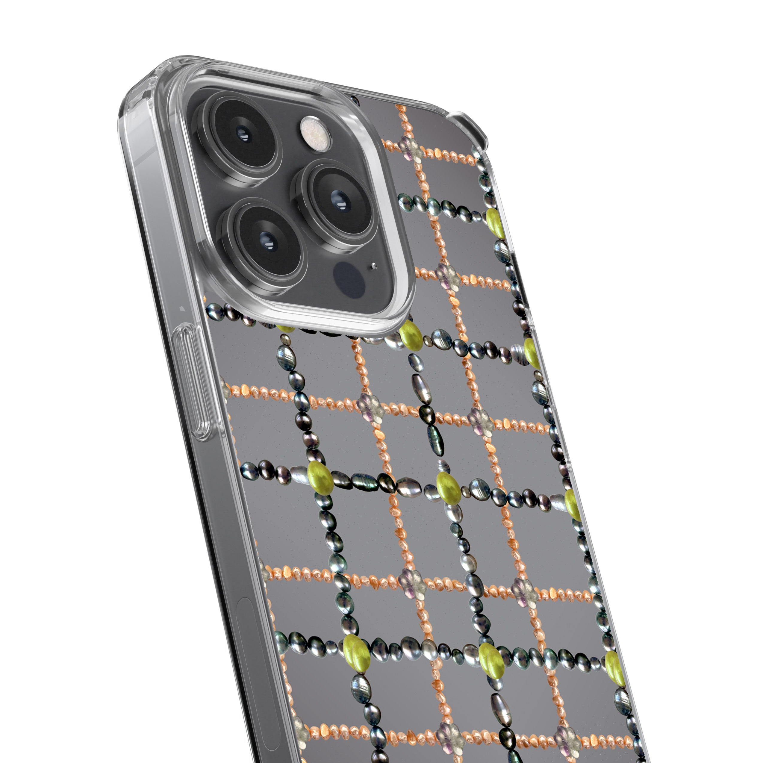 Beaded Plaid  Phone Cover