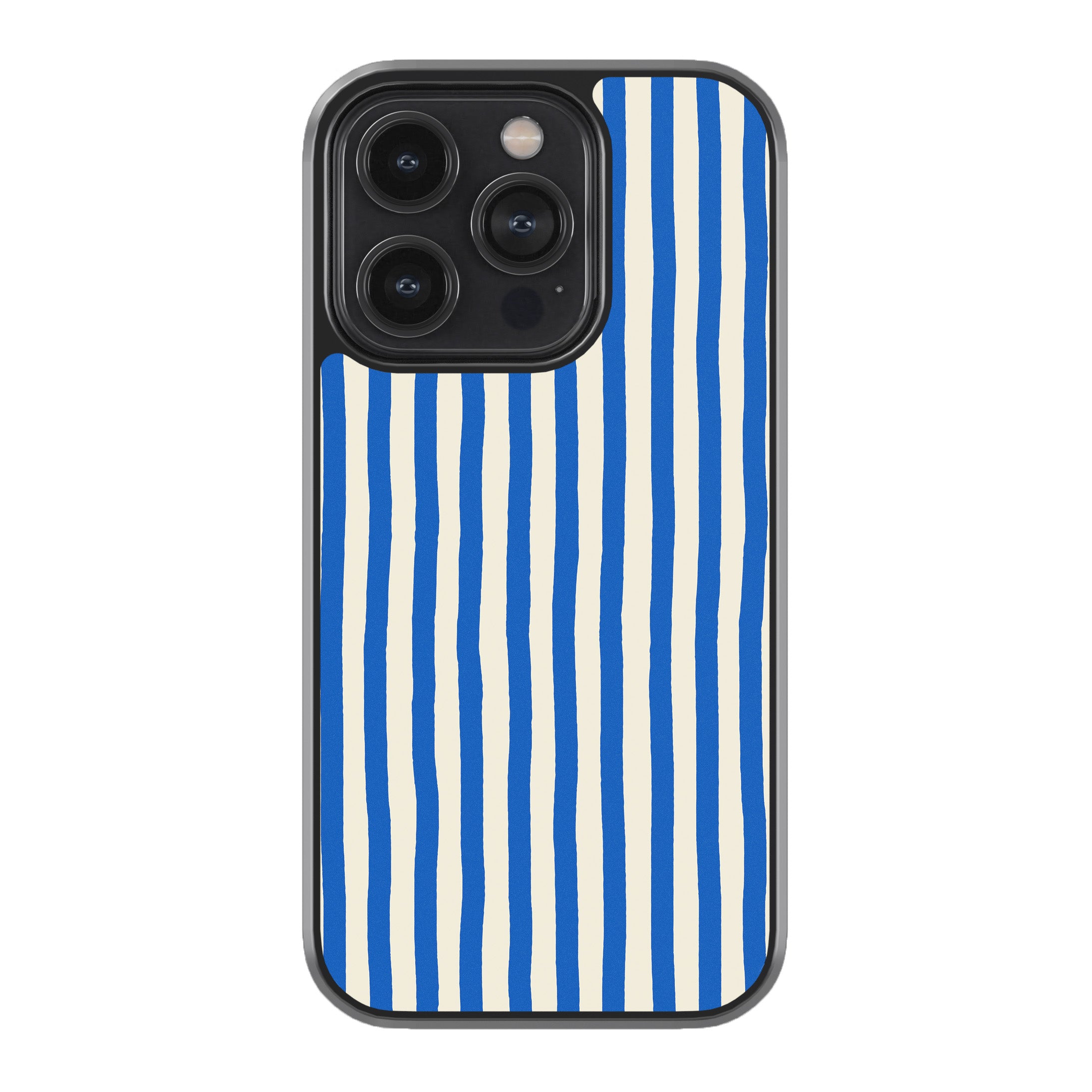 Blue Painted Stripe Phone Cover