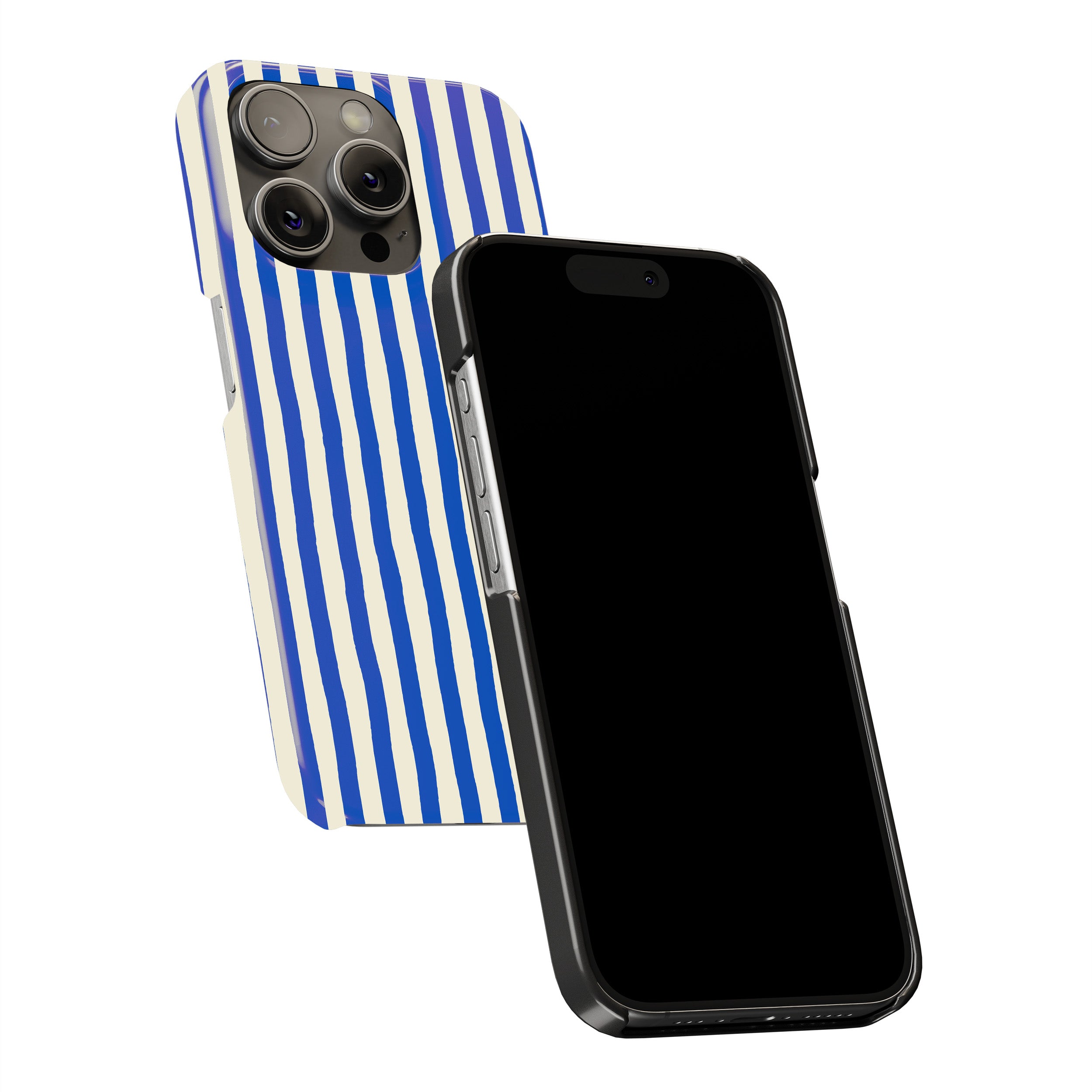 Blue Painted Stripe Phone Cover