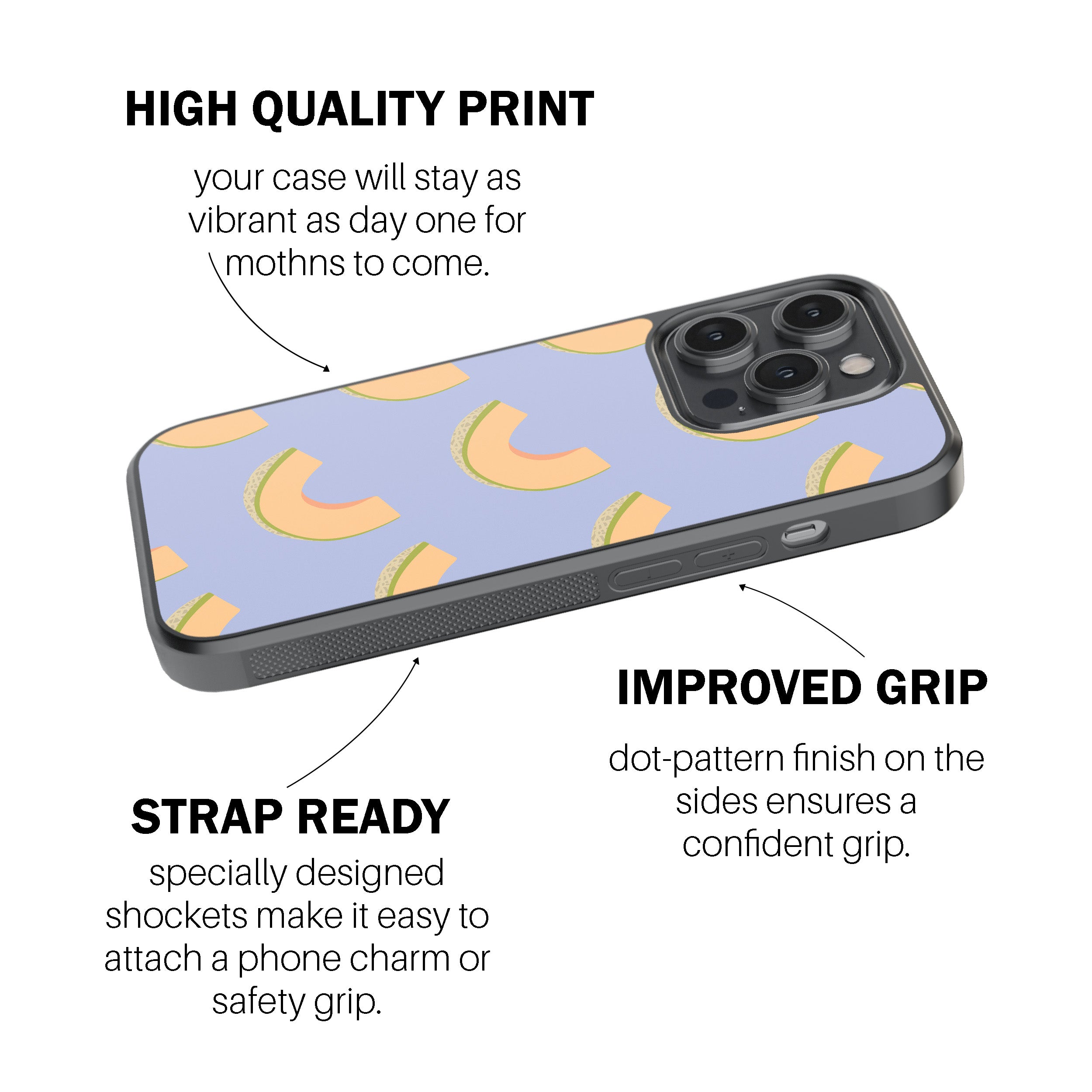 Cantaloupe Blue Phone Cover