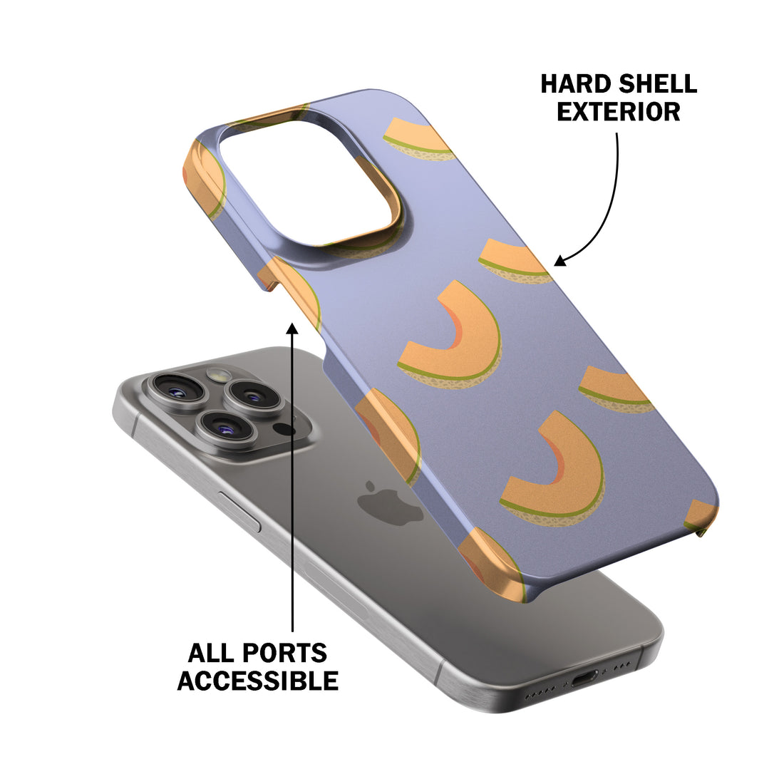 Cantaloupe Blue Phone Cover