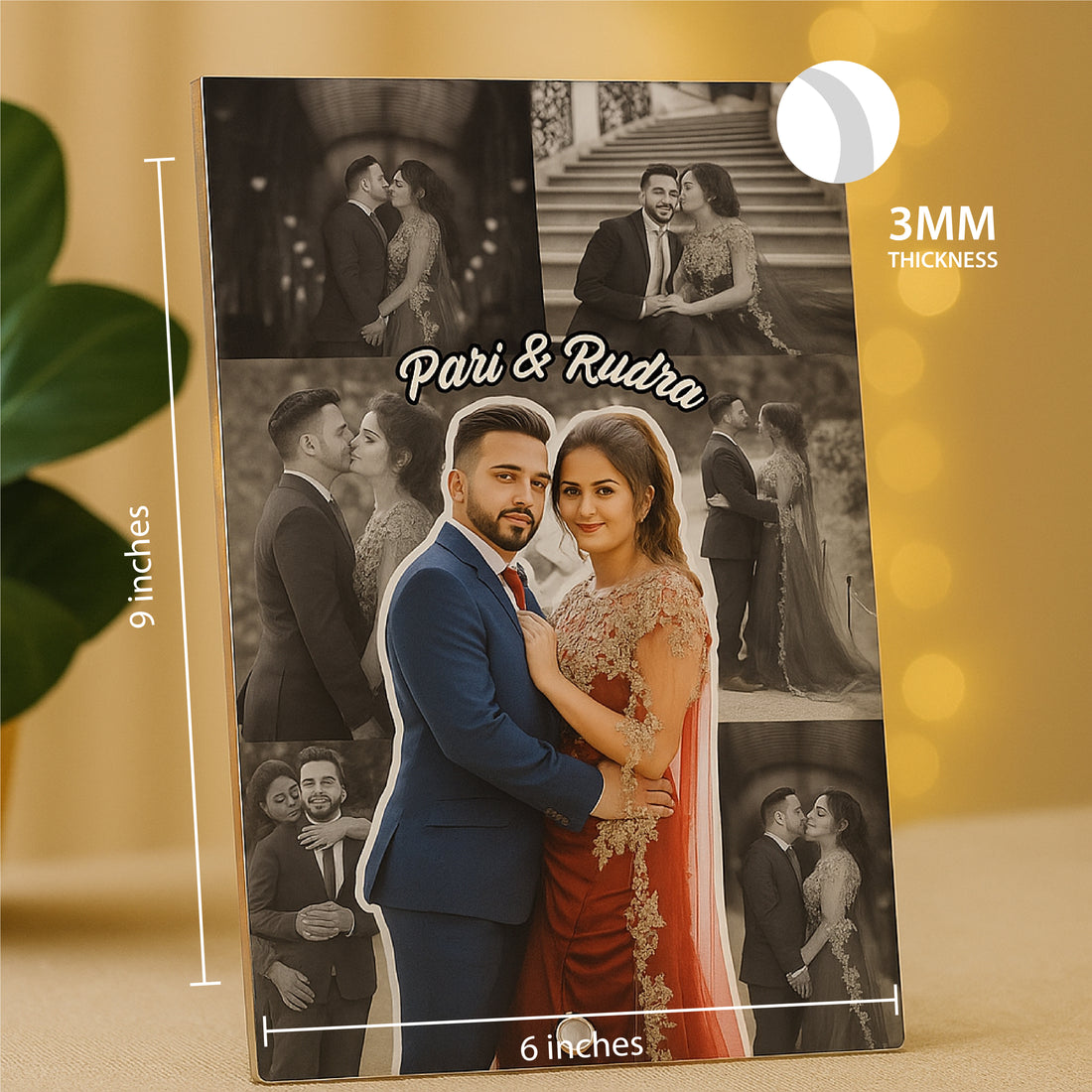 Coloured Cutout Highlight Acrylic Frame