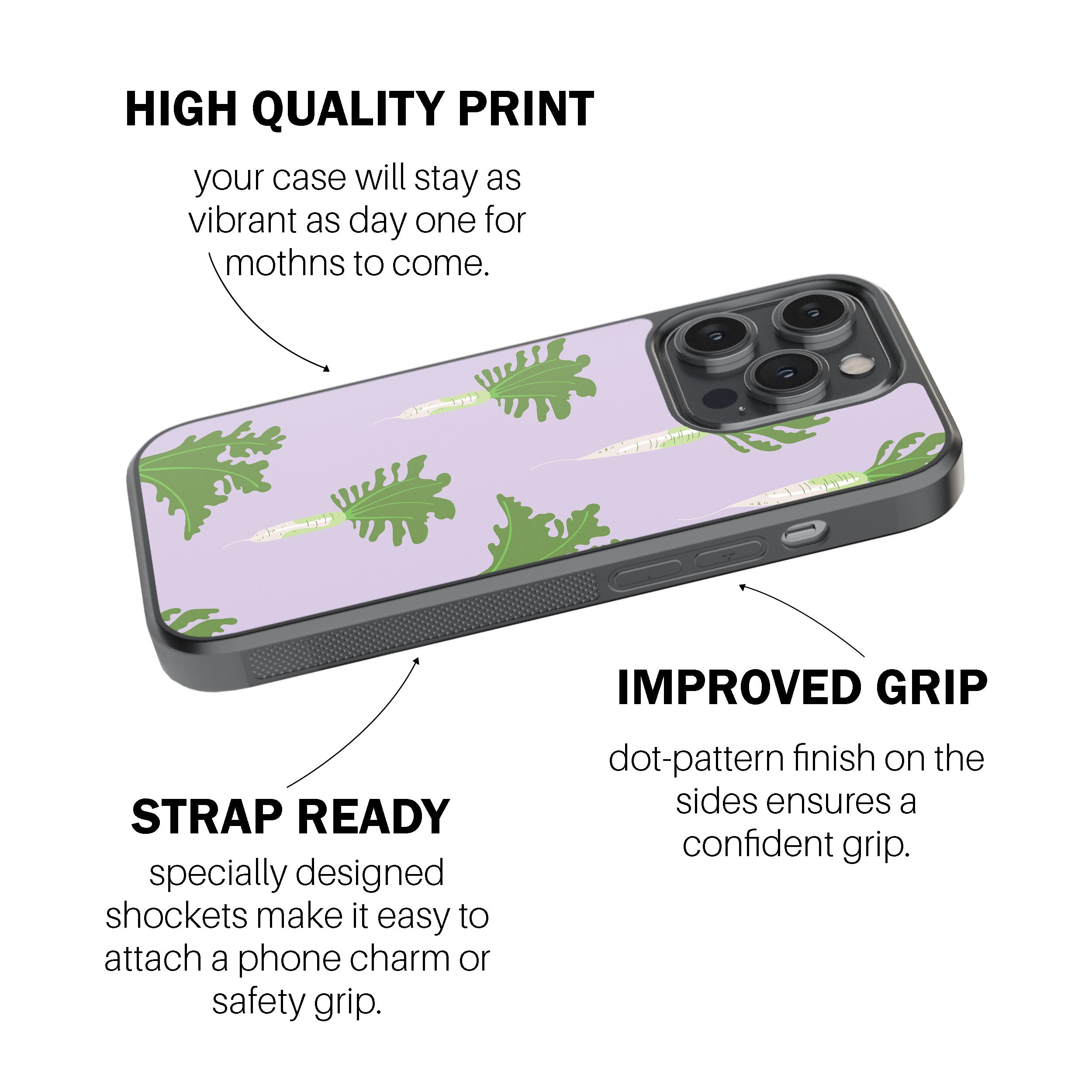 Daikon Pink Phone Cover