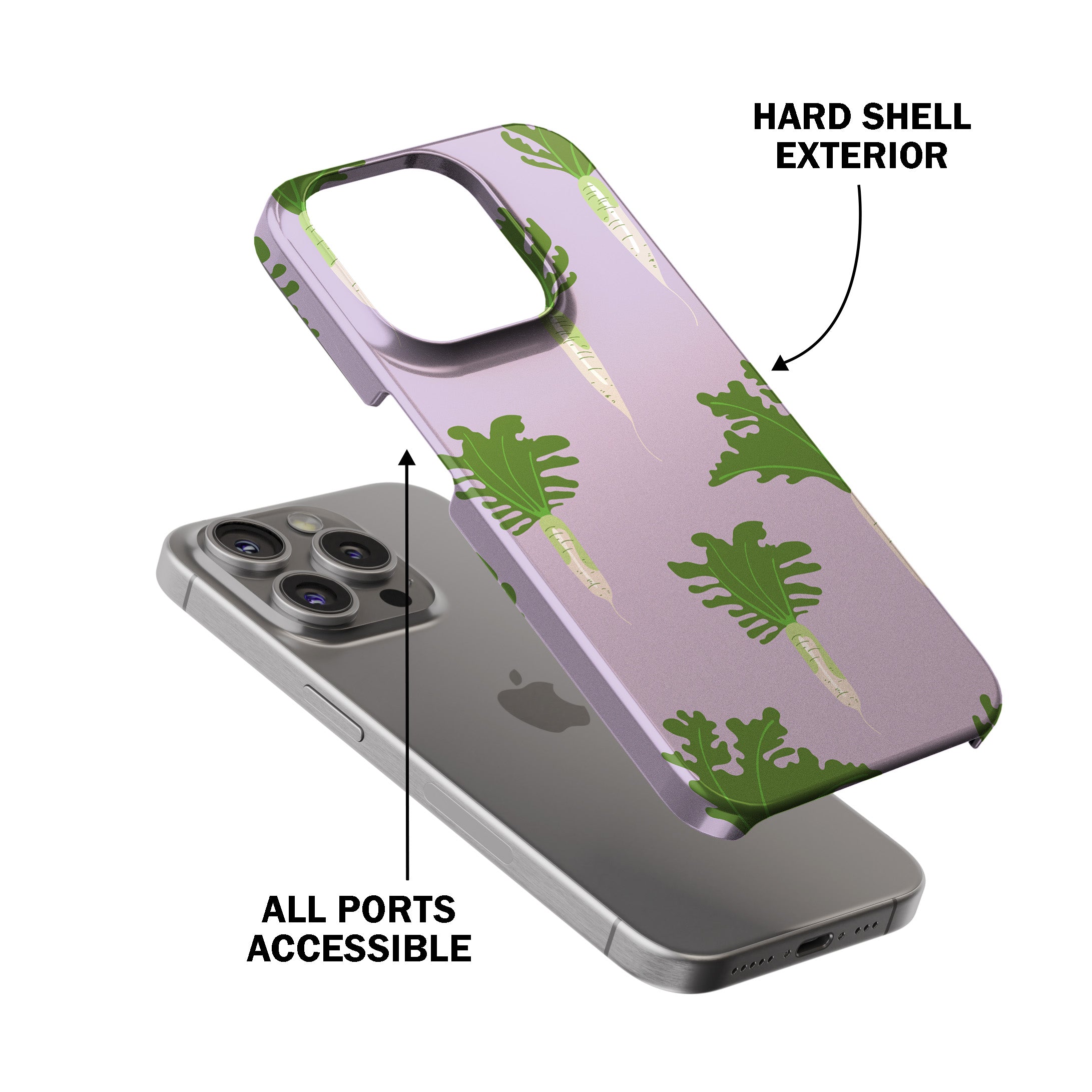 Daikon Pink Phone Cover