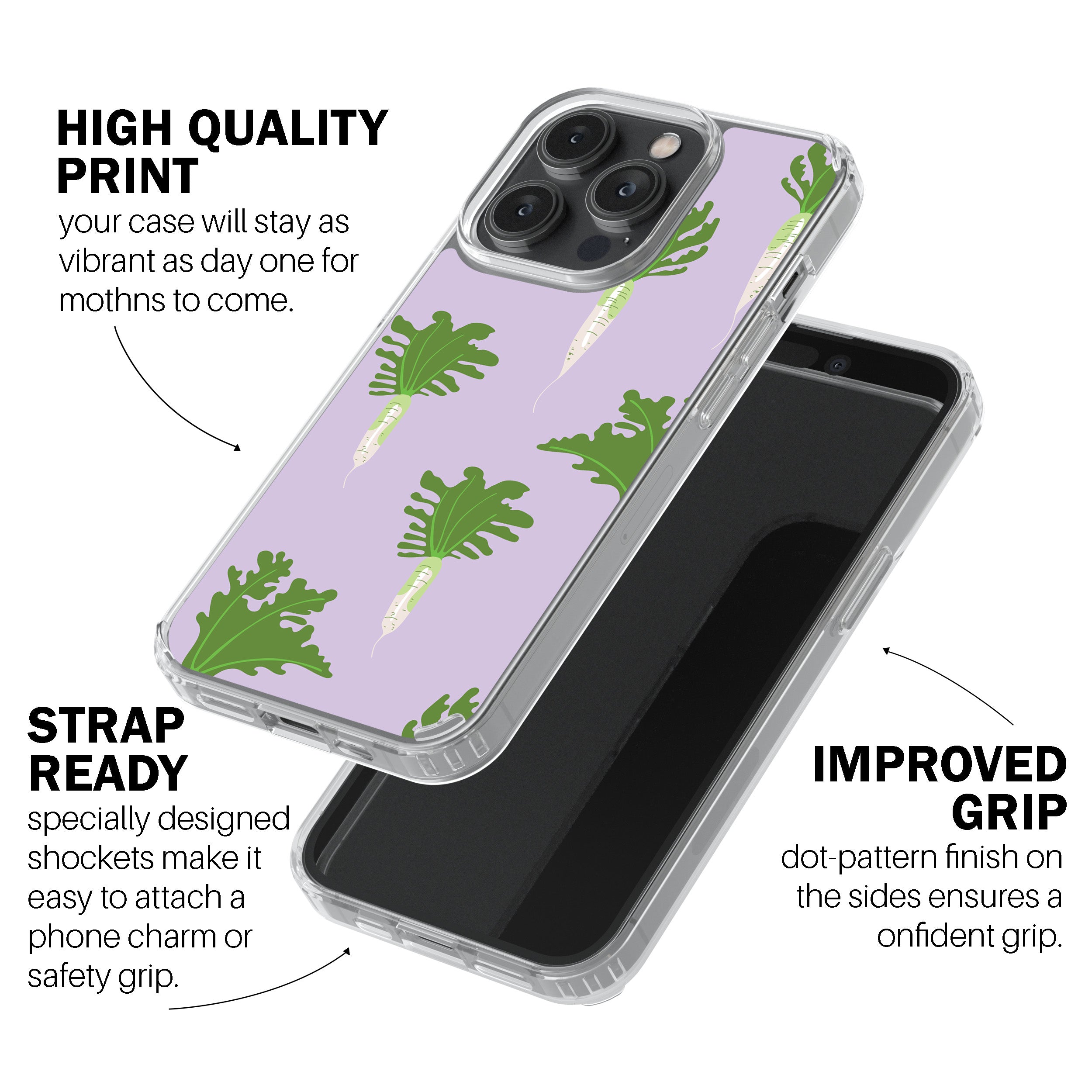 Daikon Pink Phone Cover