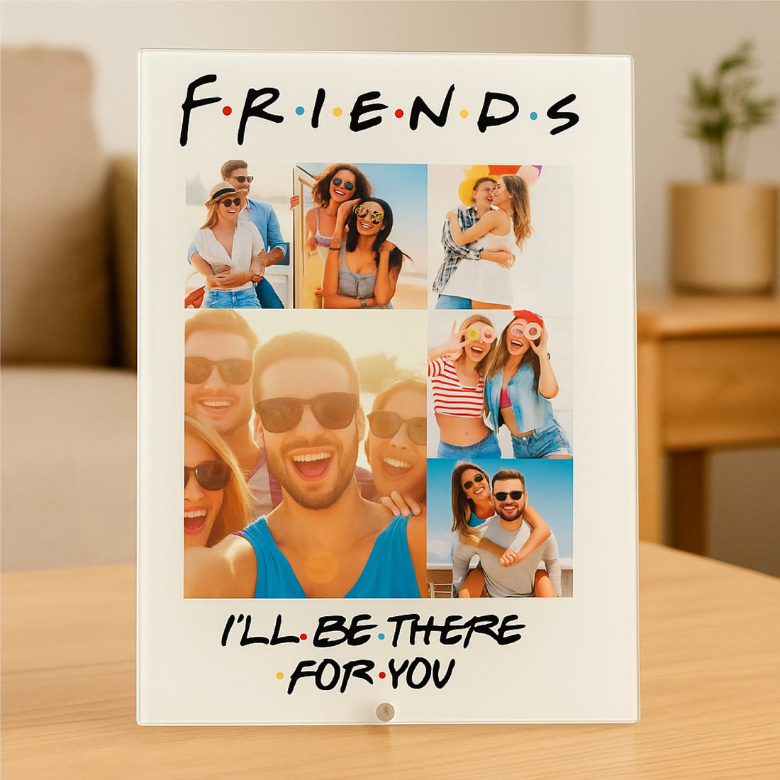 FRIENDS Style Cutout Highlight Acrylic Collage Frame