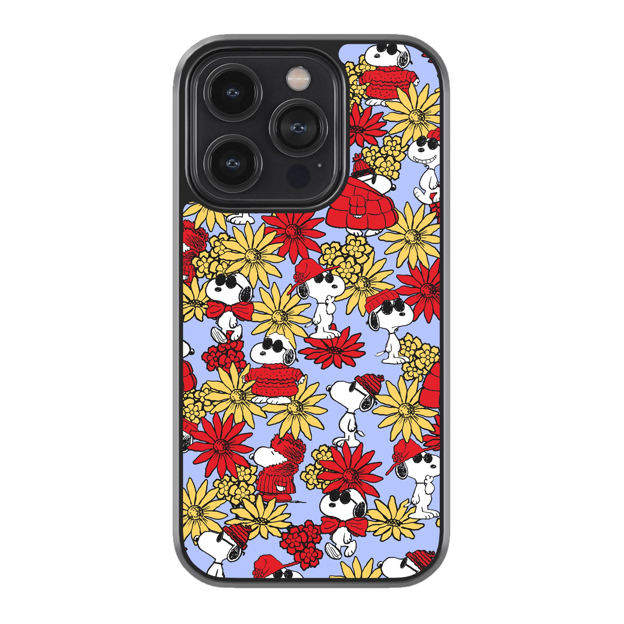 Floral Snoopy Phone Cover