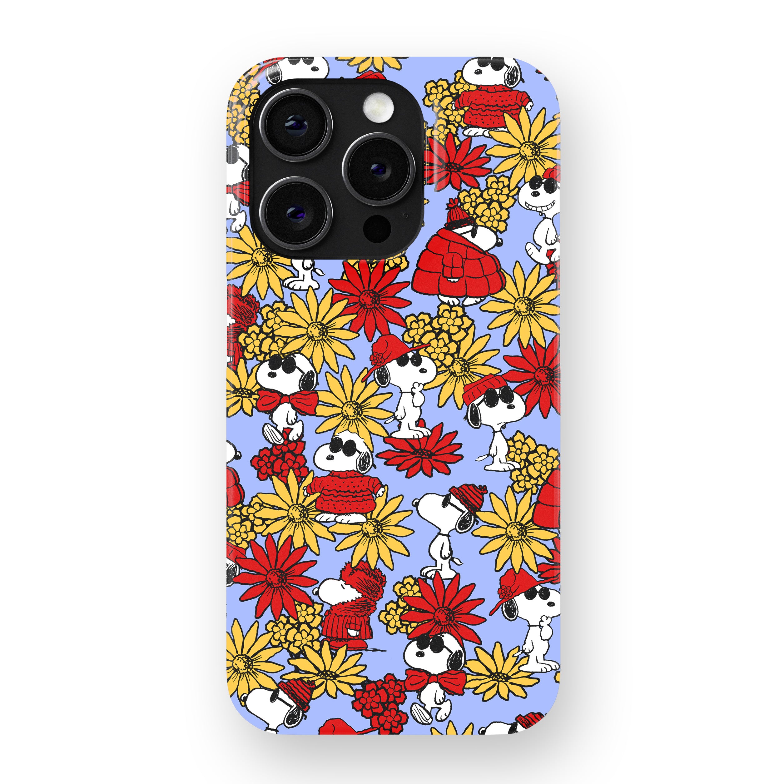 Floral Snoopy Phone Cover