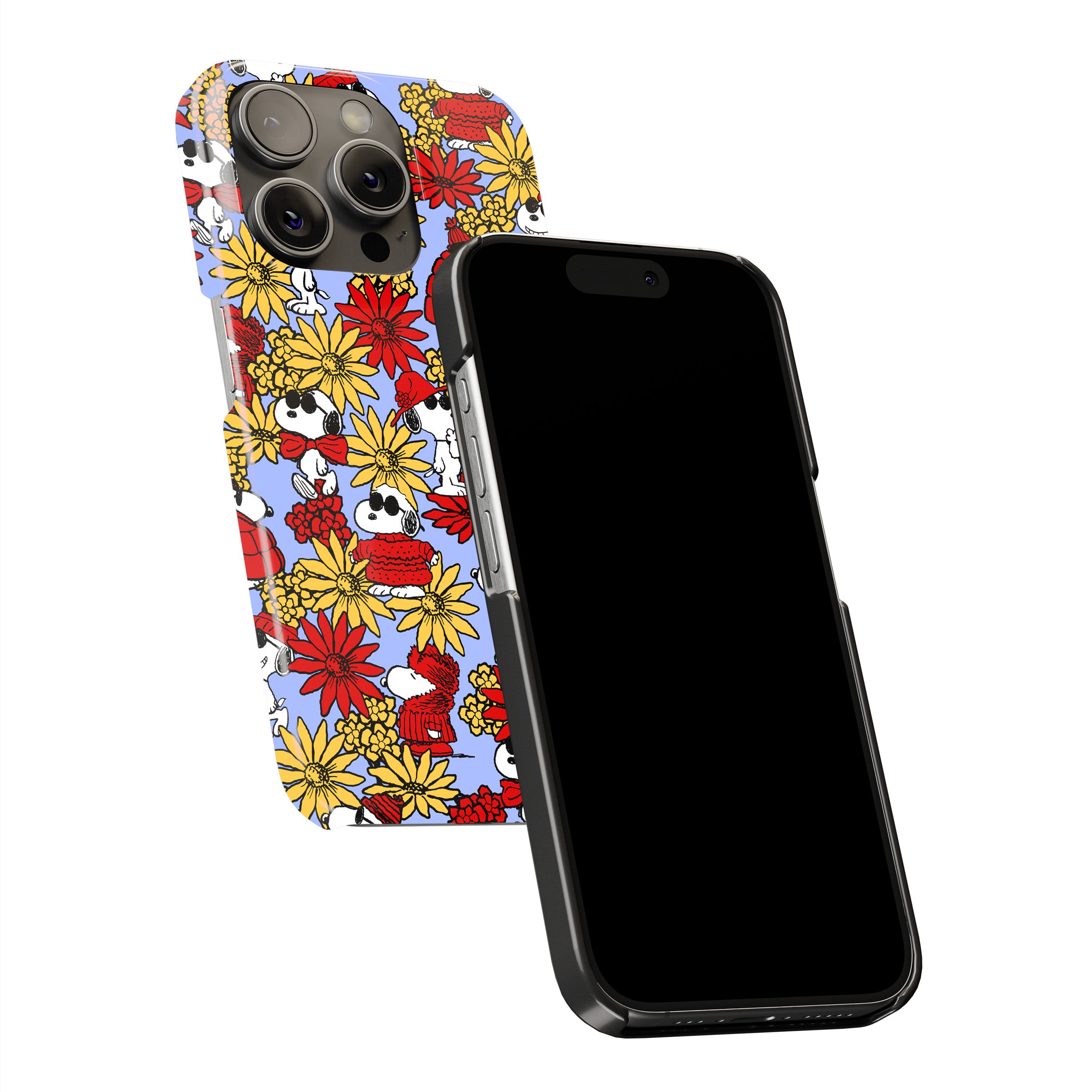 Floral Snoopy Phone Cover