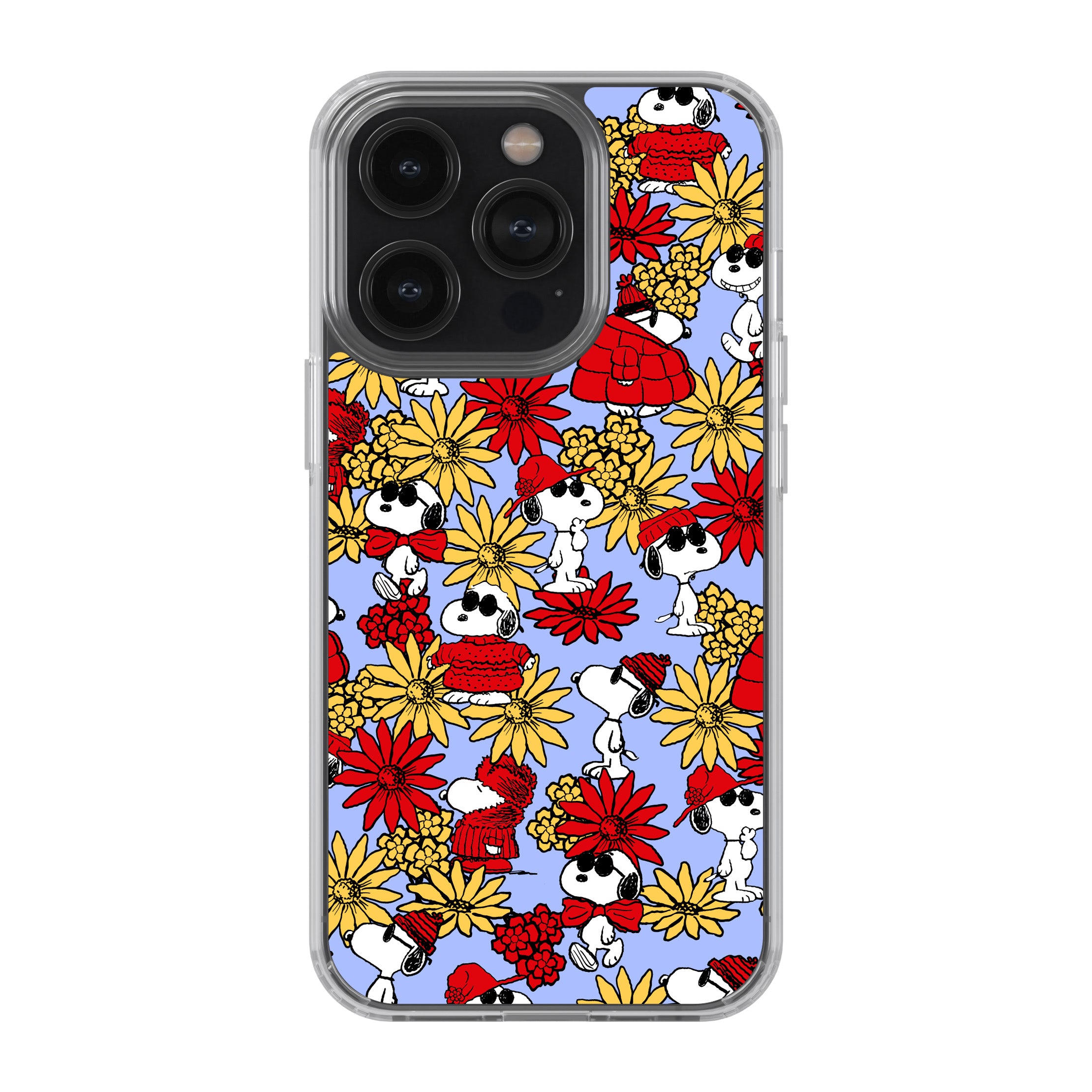 Floral Snoopy Phone Cover