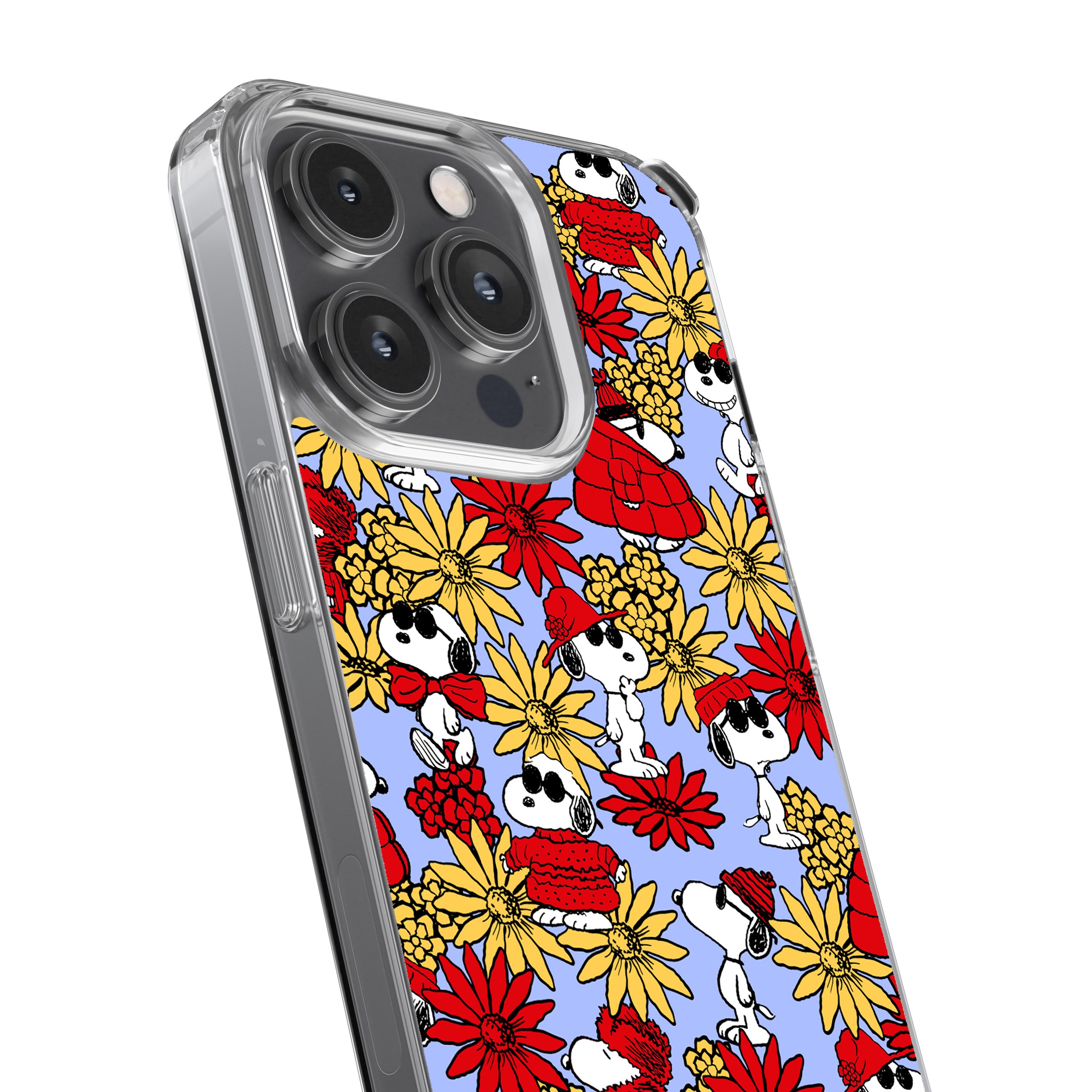 Floral Snoopy Phone Cover