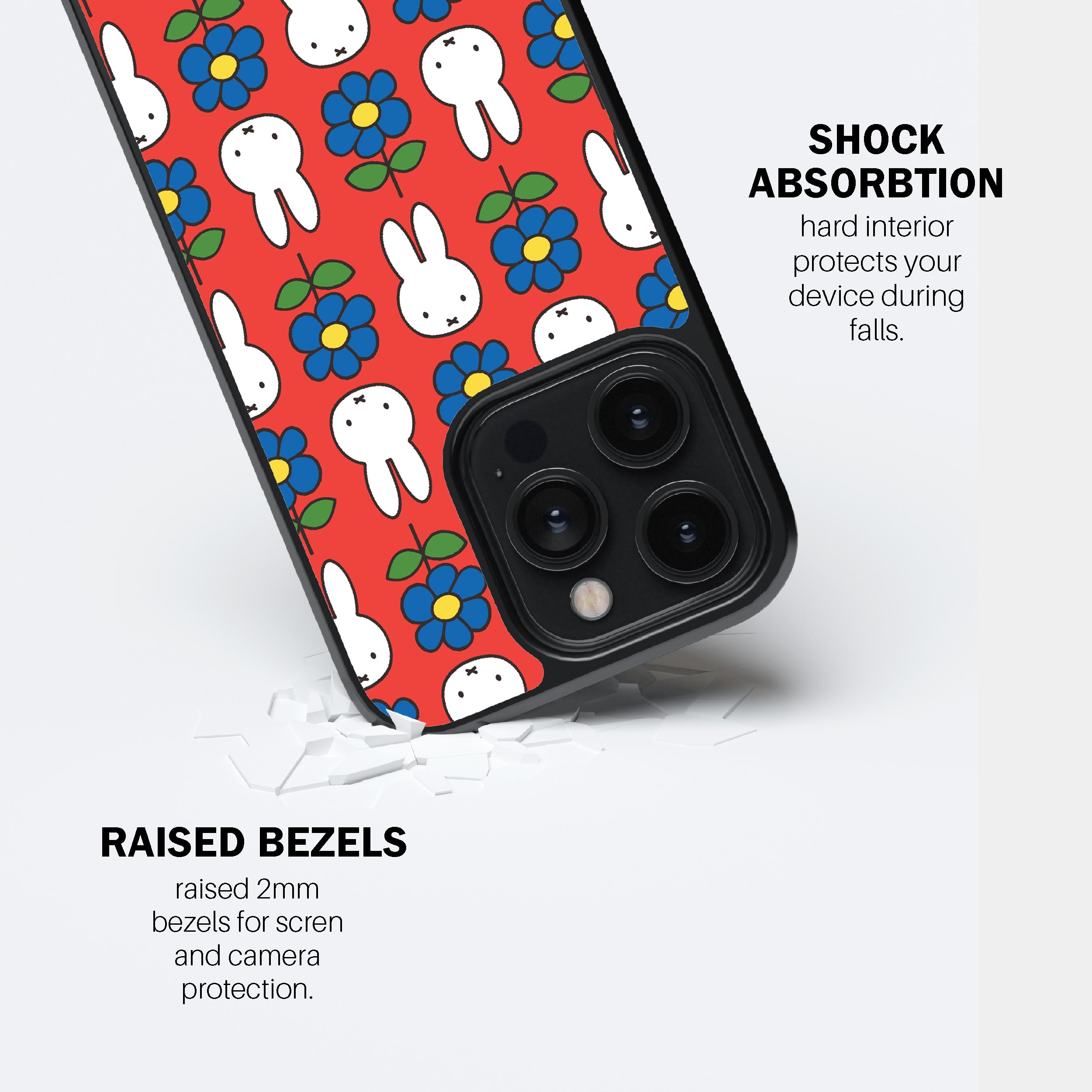 Flower Miffy Phone Cover