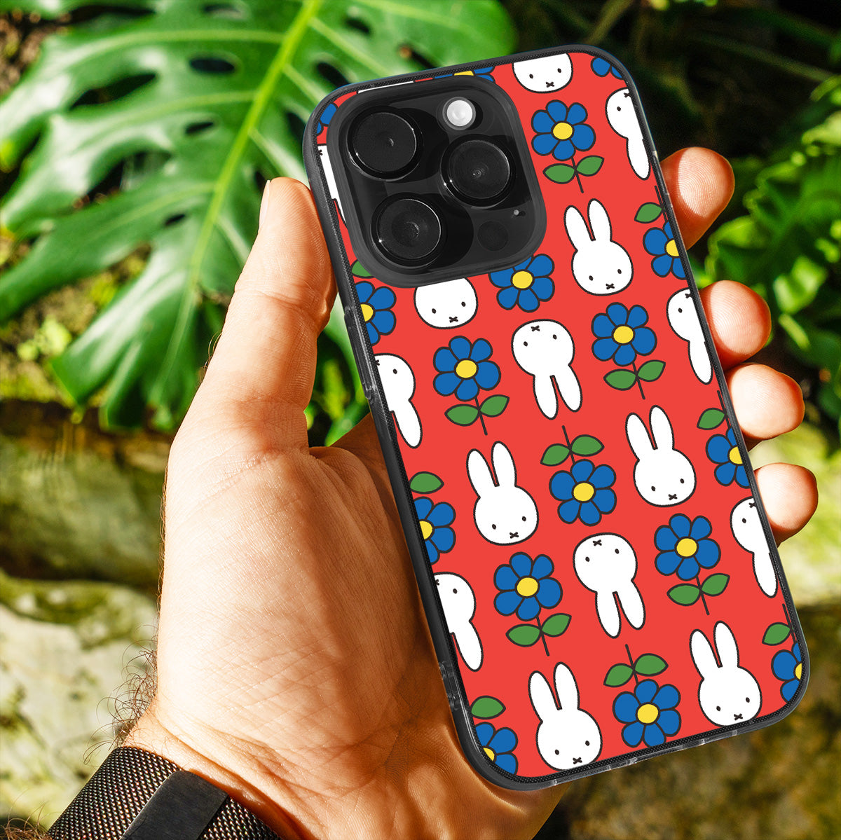 Flower Miffy Phone Cover