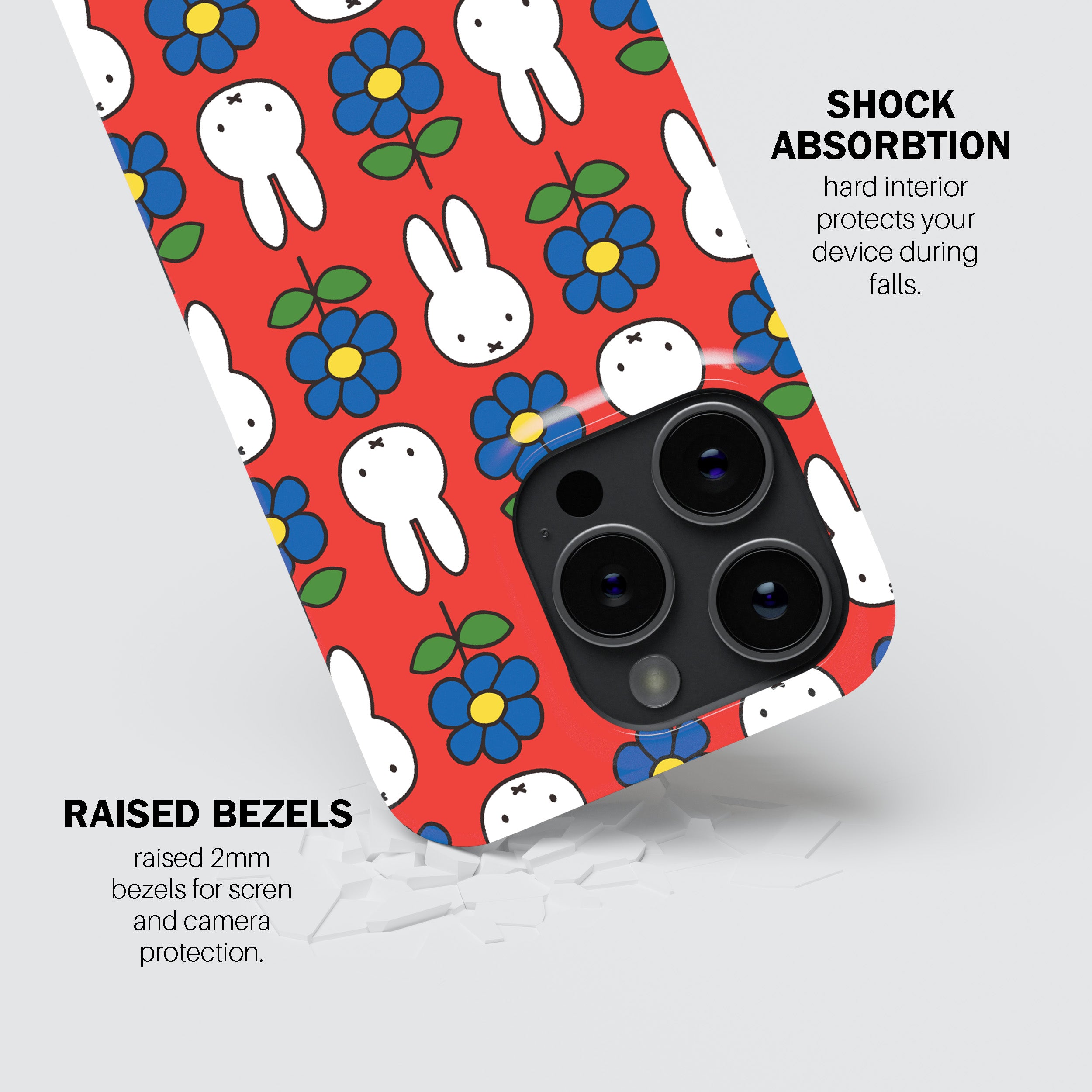 Flower Miffy Phone Cover