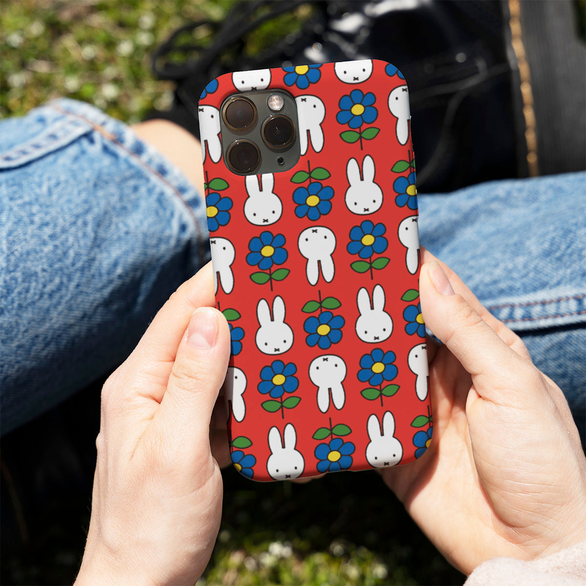 Flower Miffy Phone Cover