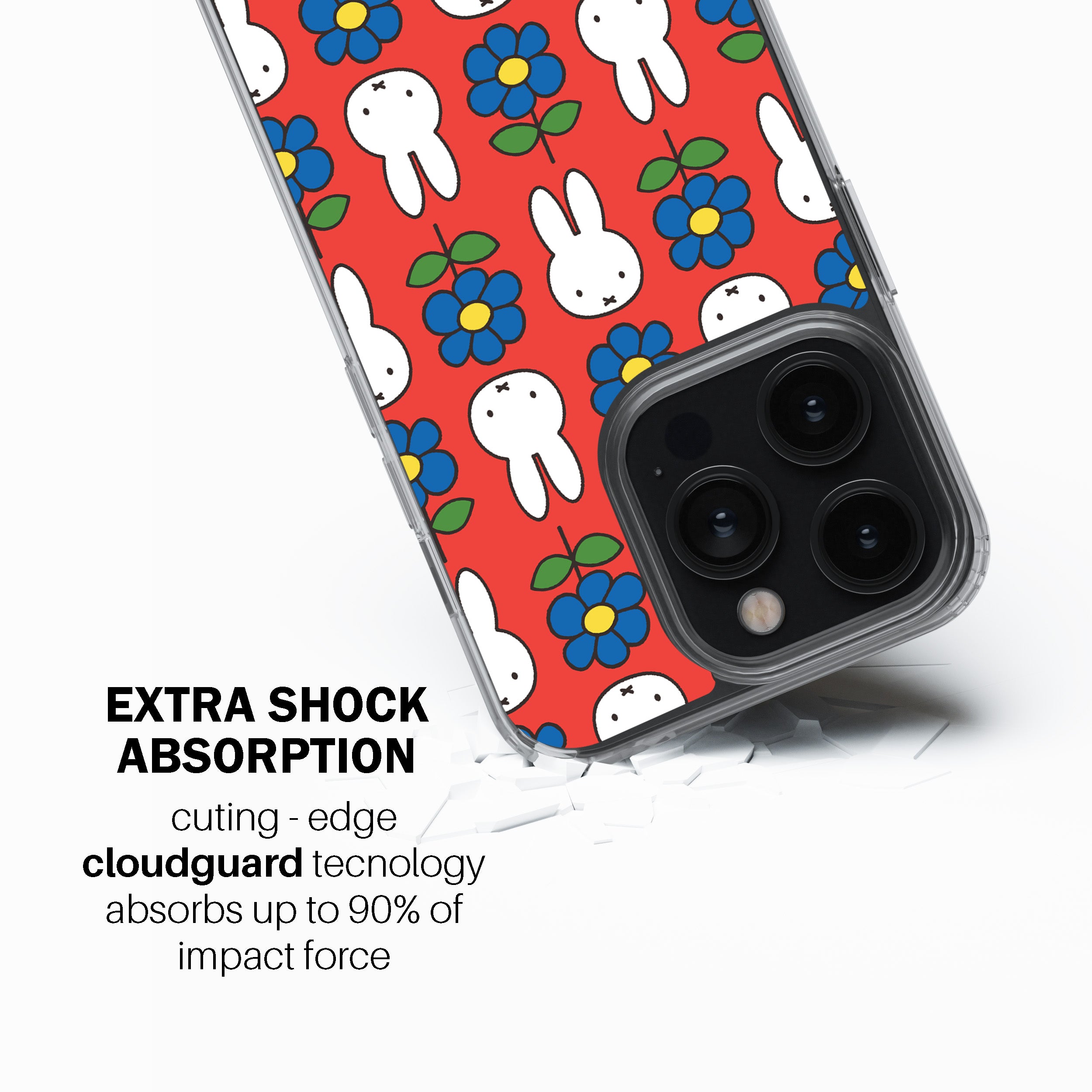 Flower Miffy Phone Cover