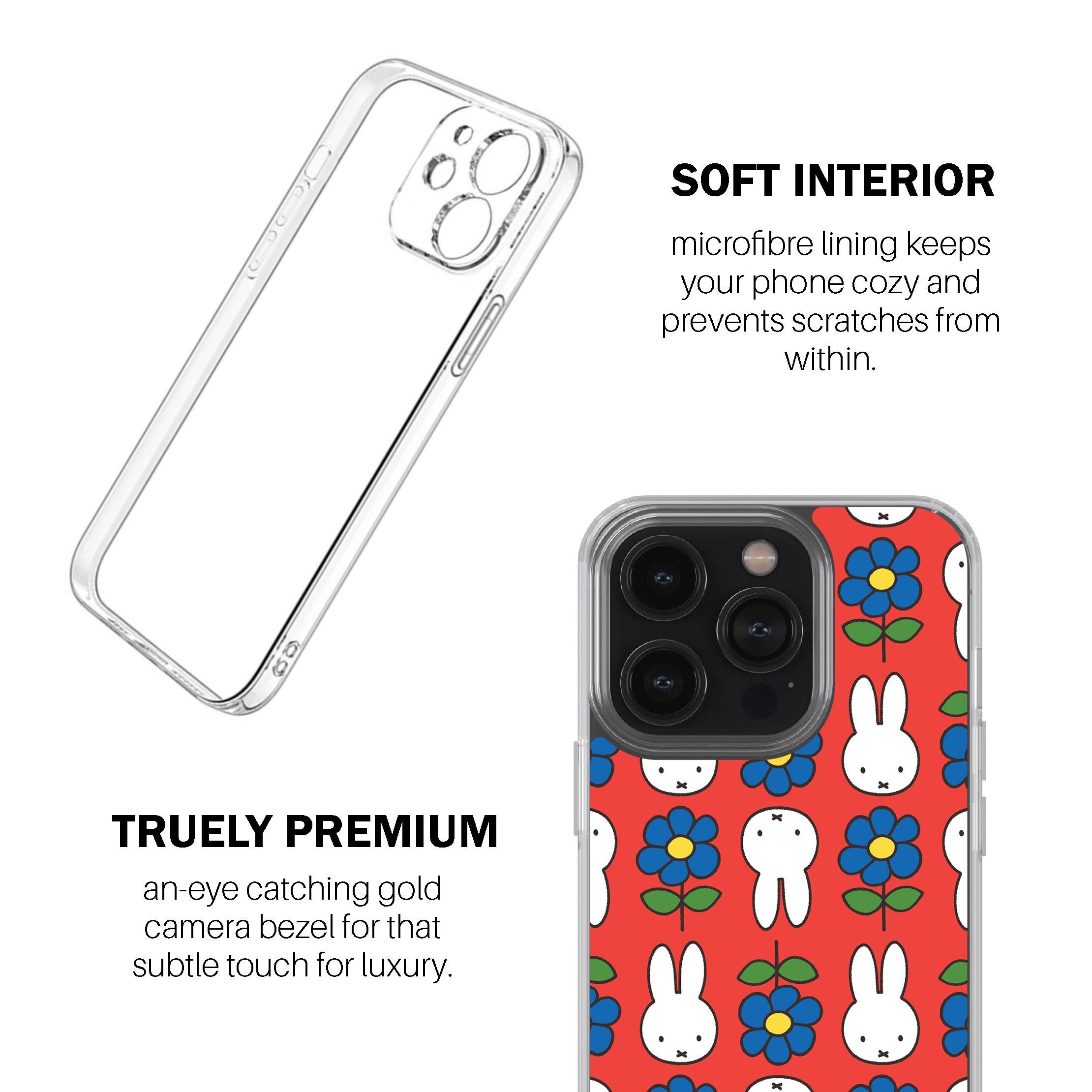 Flower Miffy Phone Cover