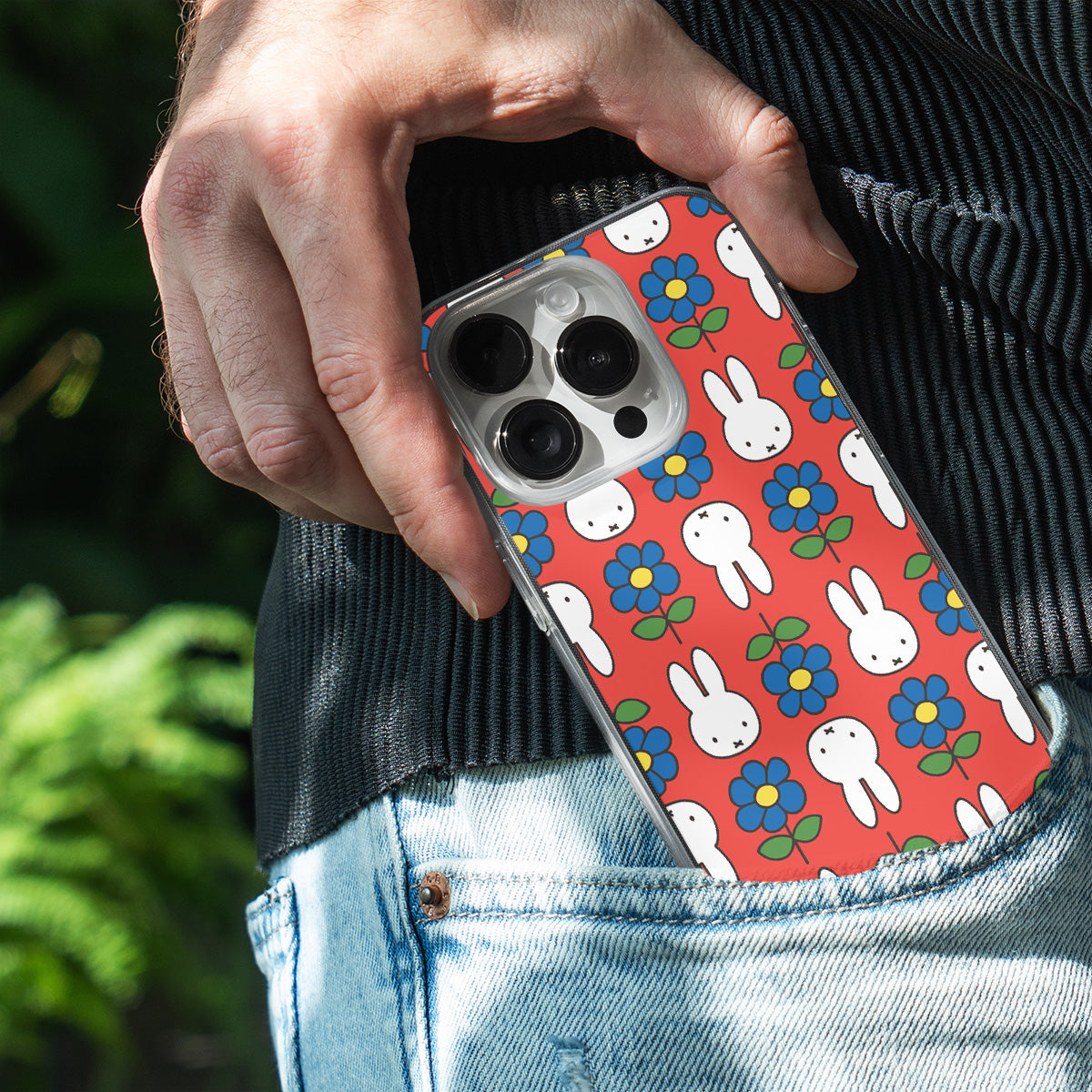 Flower Miffy Phone Cover