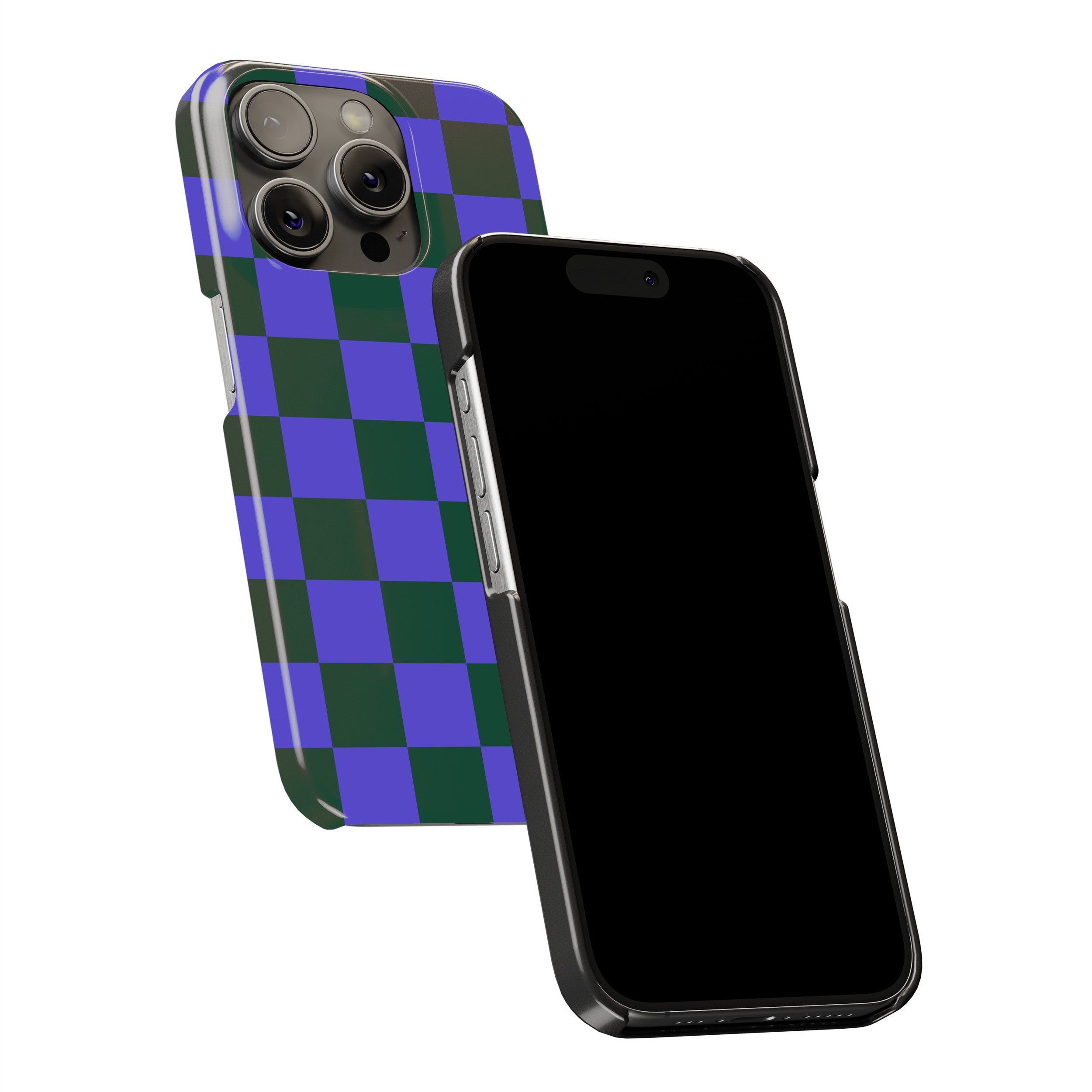 Iris Green Check  Phone Cover
