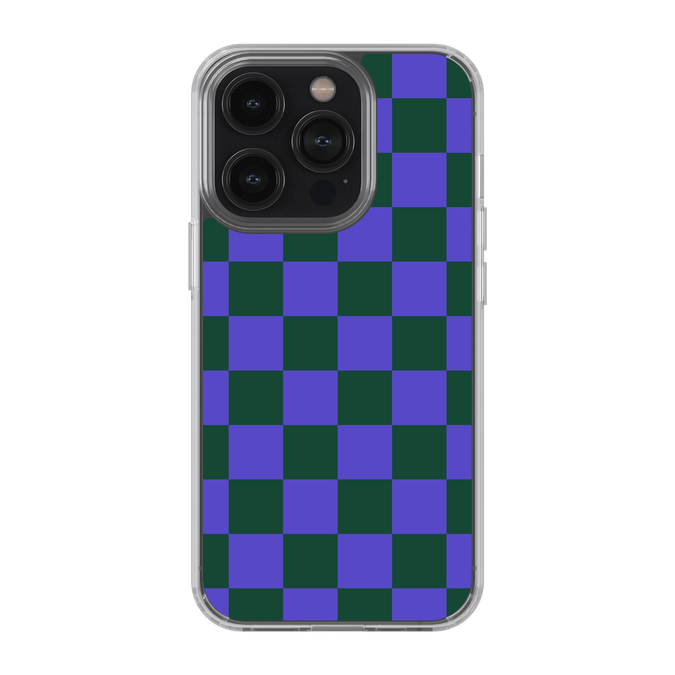 Iris Green Check  Phone Cover