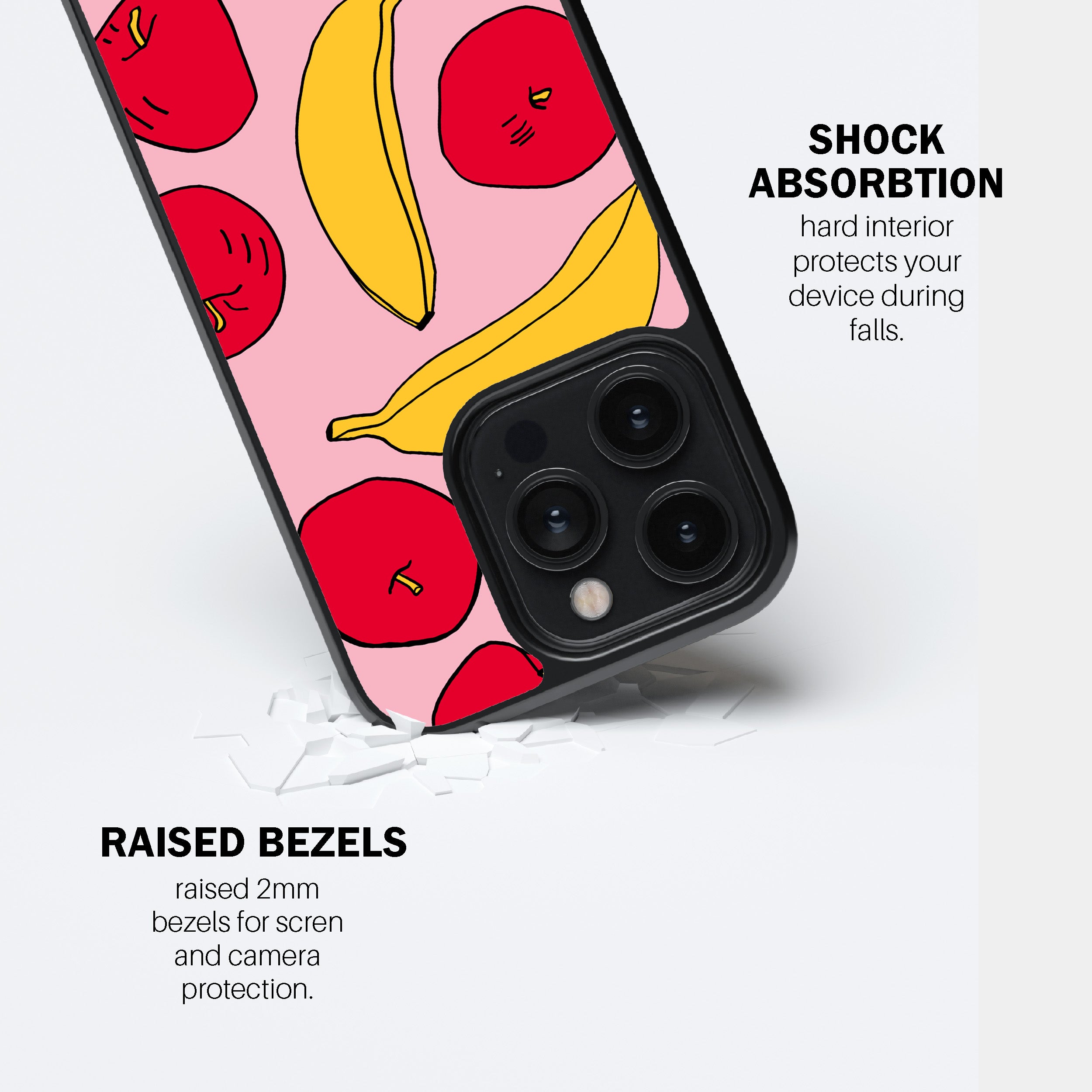 Light Apples & Bananas  Phone Cover