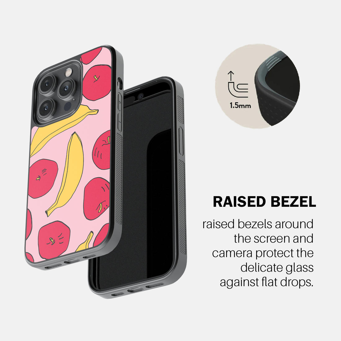 Light Apples & Bananas  Phone Cover