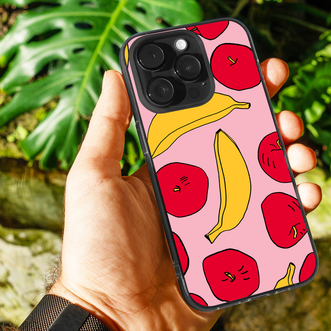 Light Apples & Bananas  Phone Cover