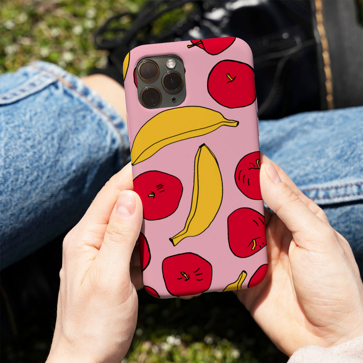 Light Apples & Bananas  Phone Cover
