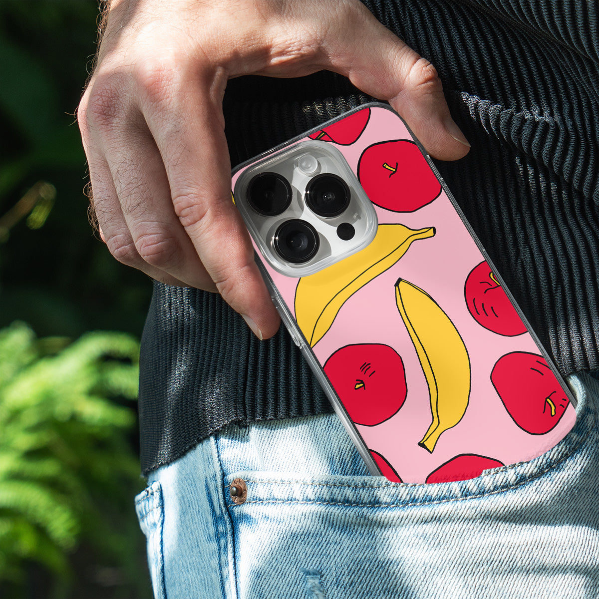 Light Apples & Bananas  Phone Cover