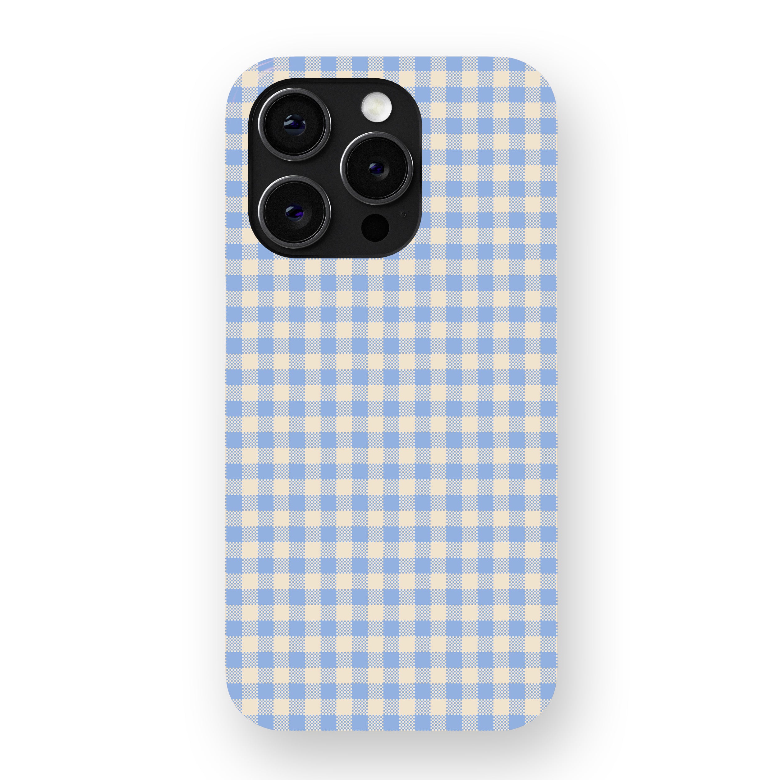 Light Blue Gingham Phone Cover