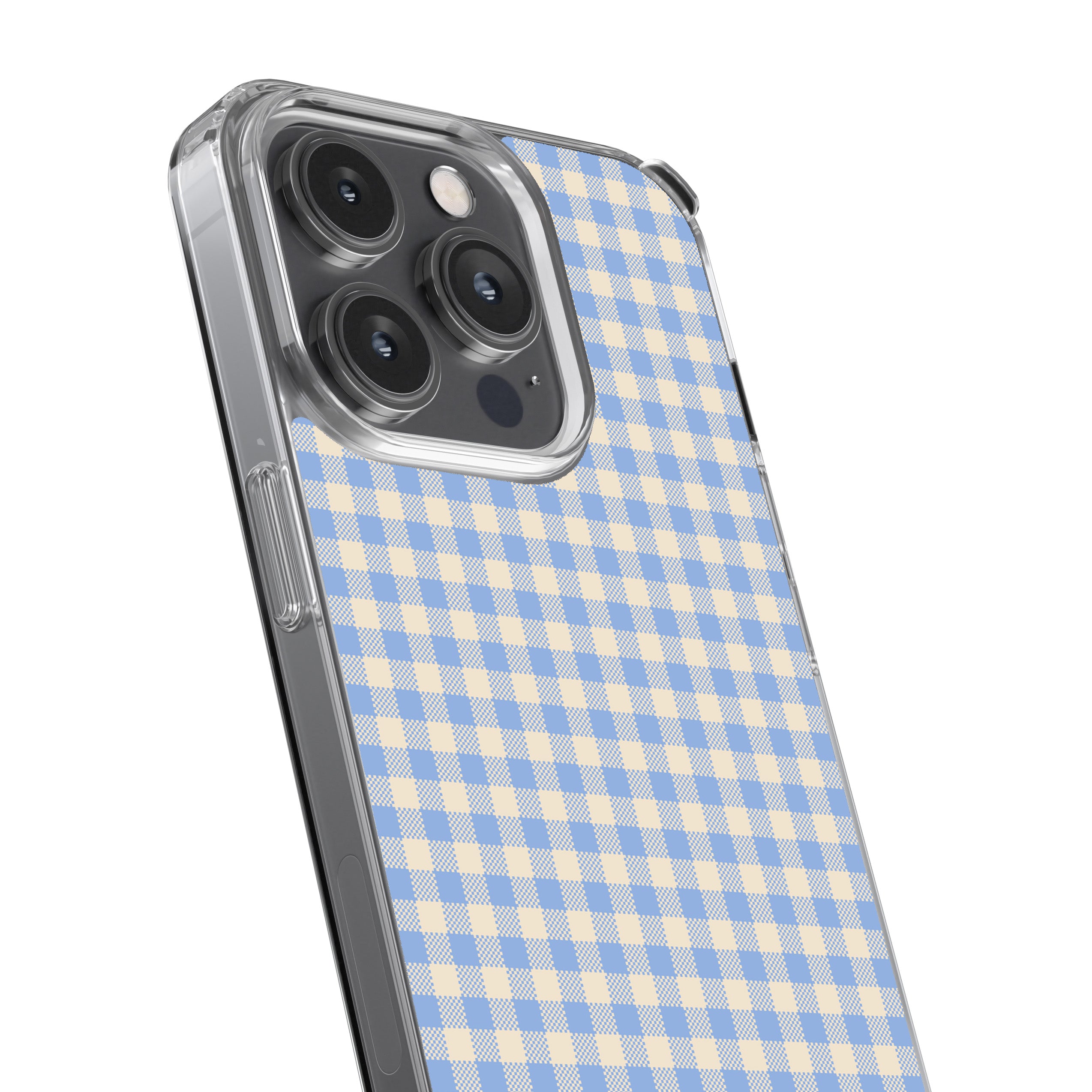 Light Blue Gingham Phone Cover