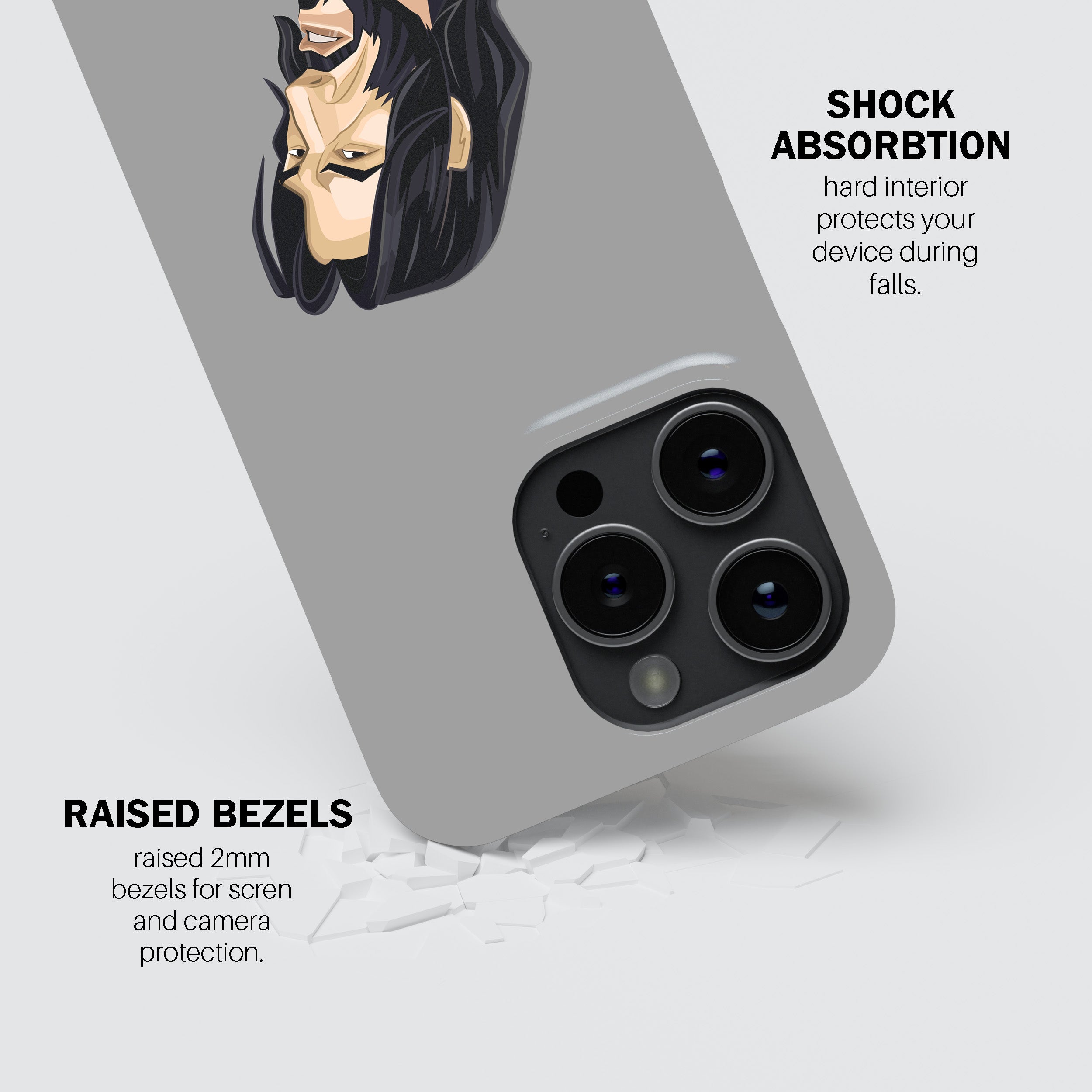 John Wick Cartoon Style Phone Cover