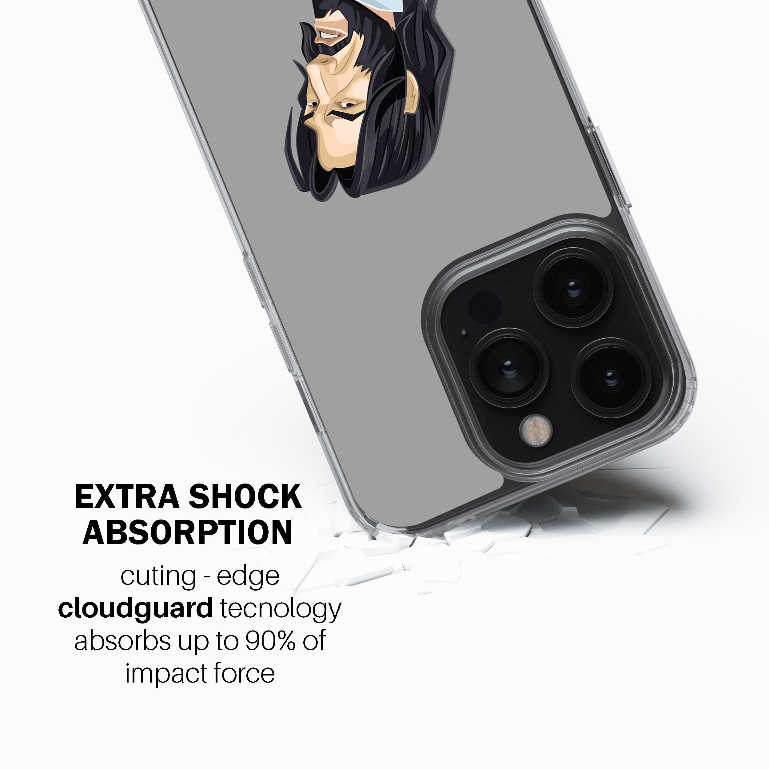 John Wick Cartoon Style Phone Cover