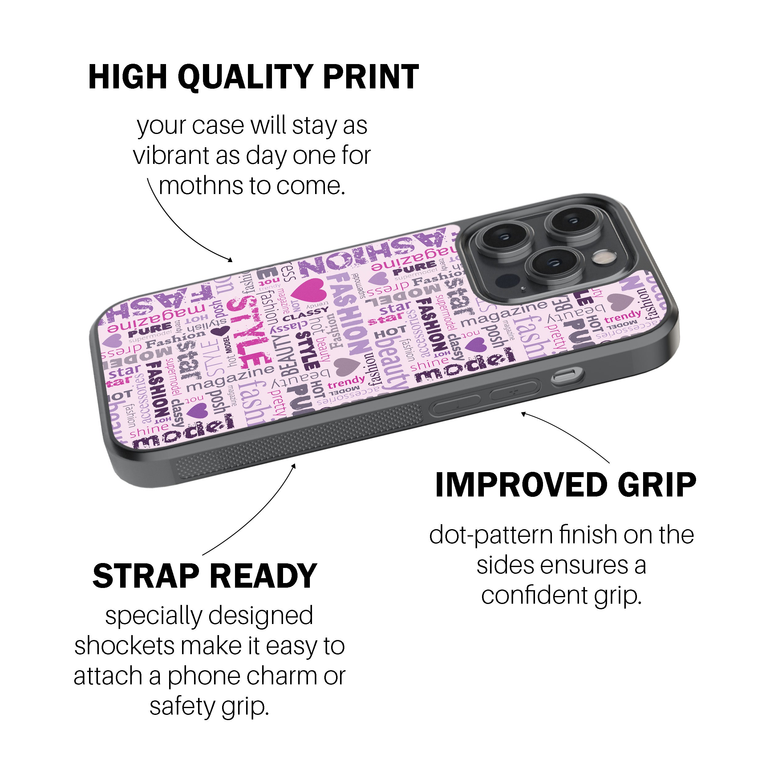 Word Cloud - Fashion Phone Cover