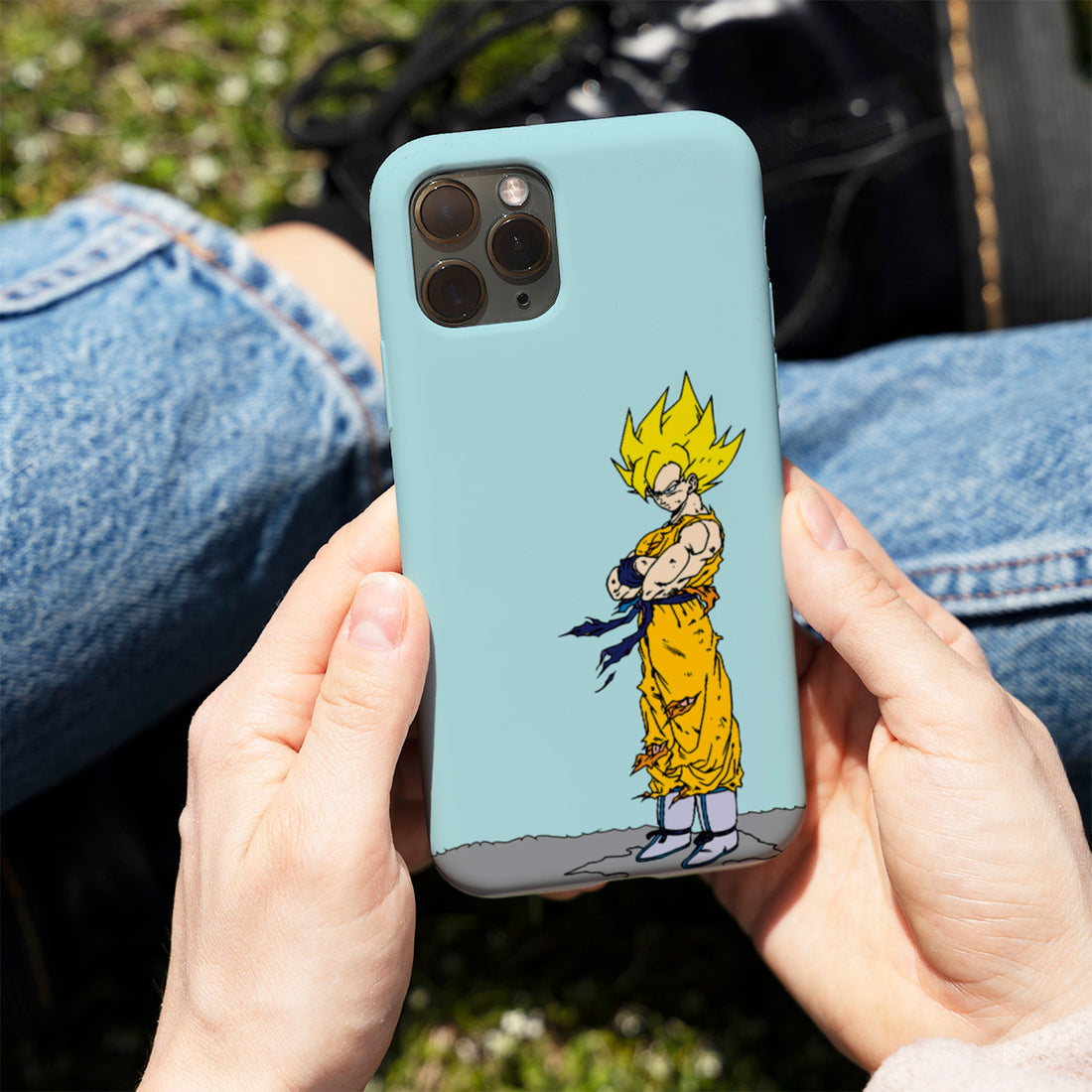 Super Saiyan Goku pose Phone Cover