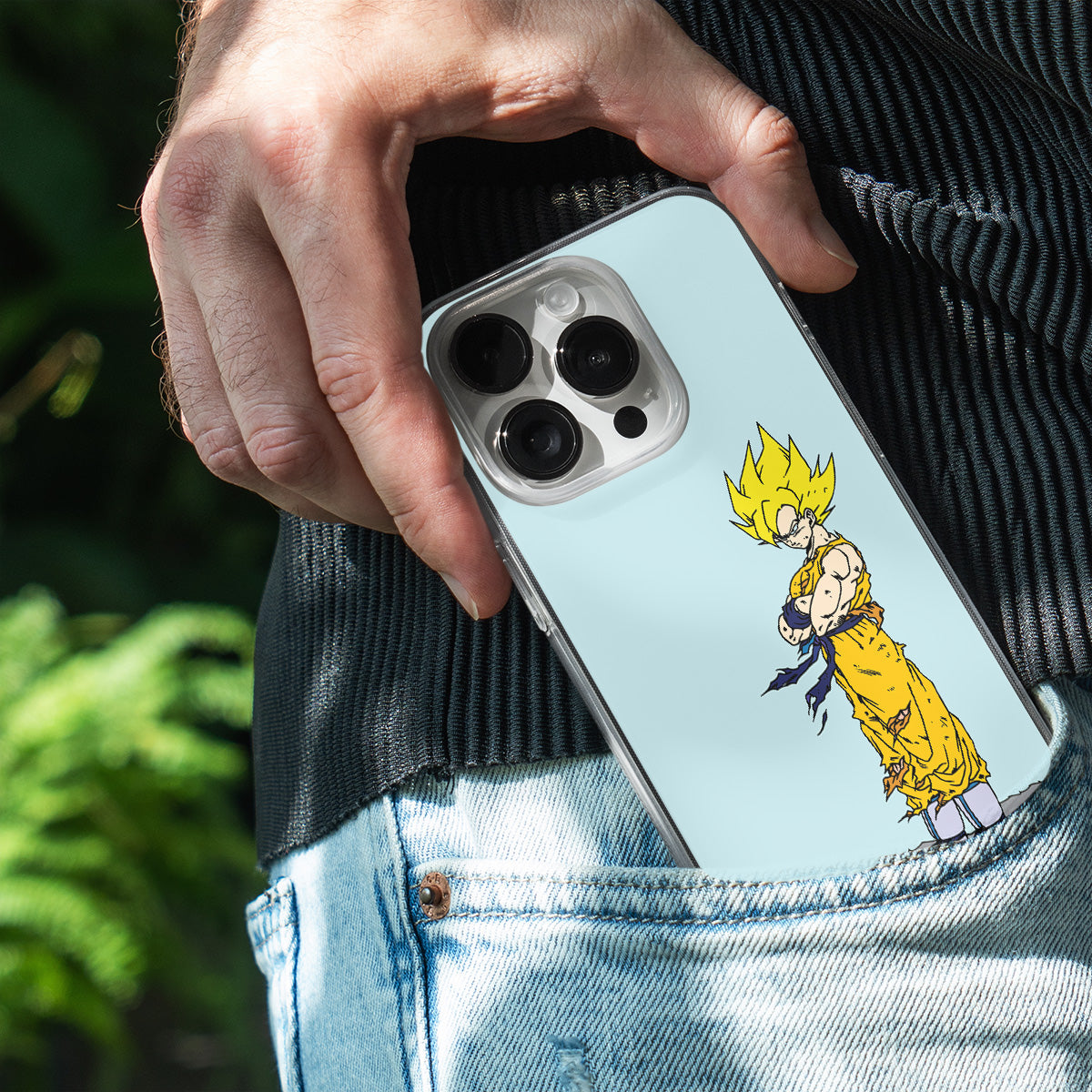 Super Saiyan Goku pose Phone Cover
