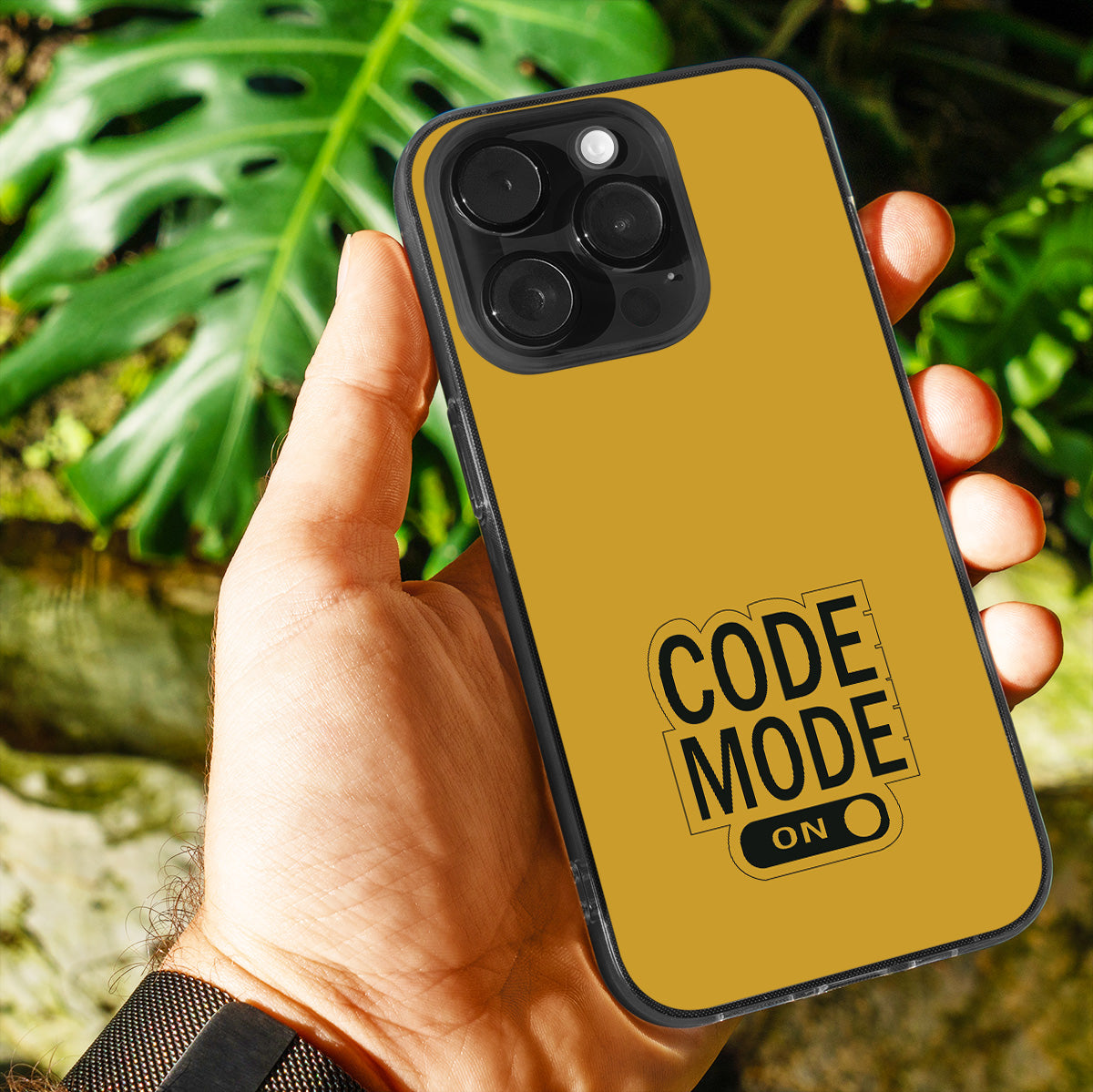 Code Mode On  Phone Over