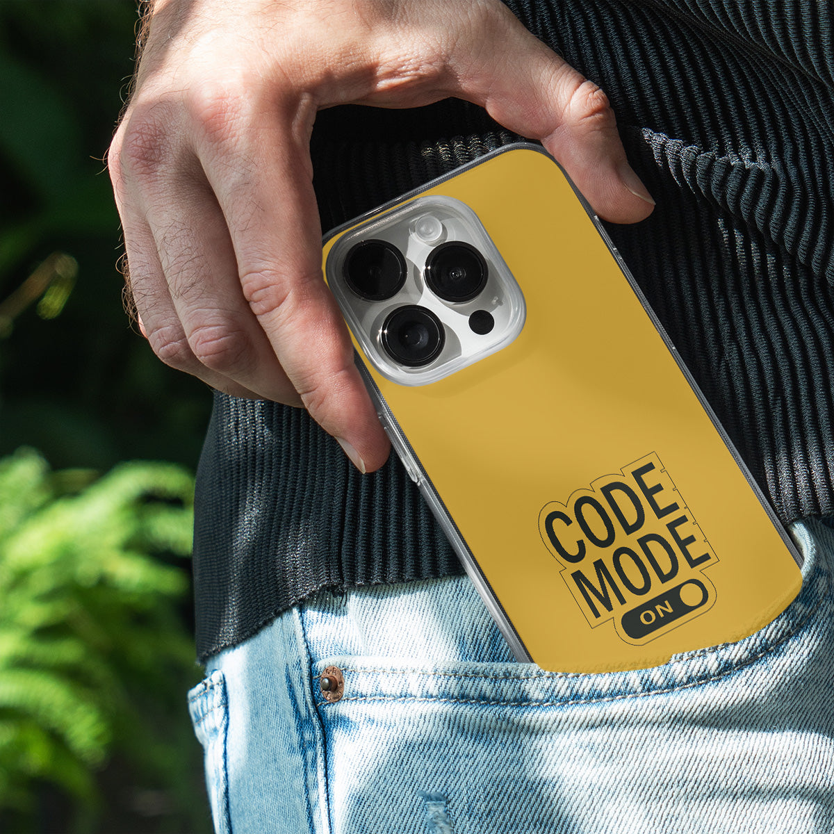 Code Mode On  Phone Over