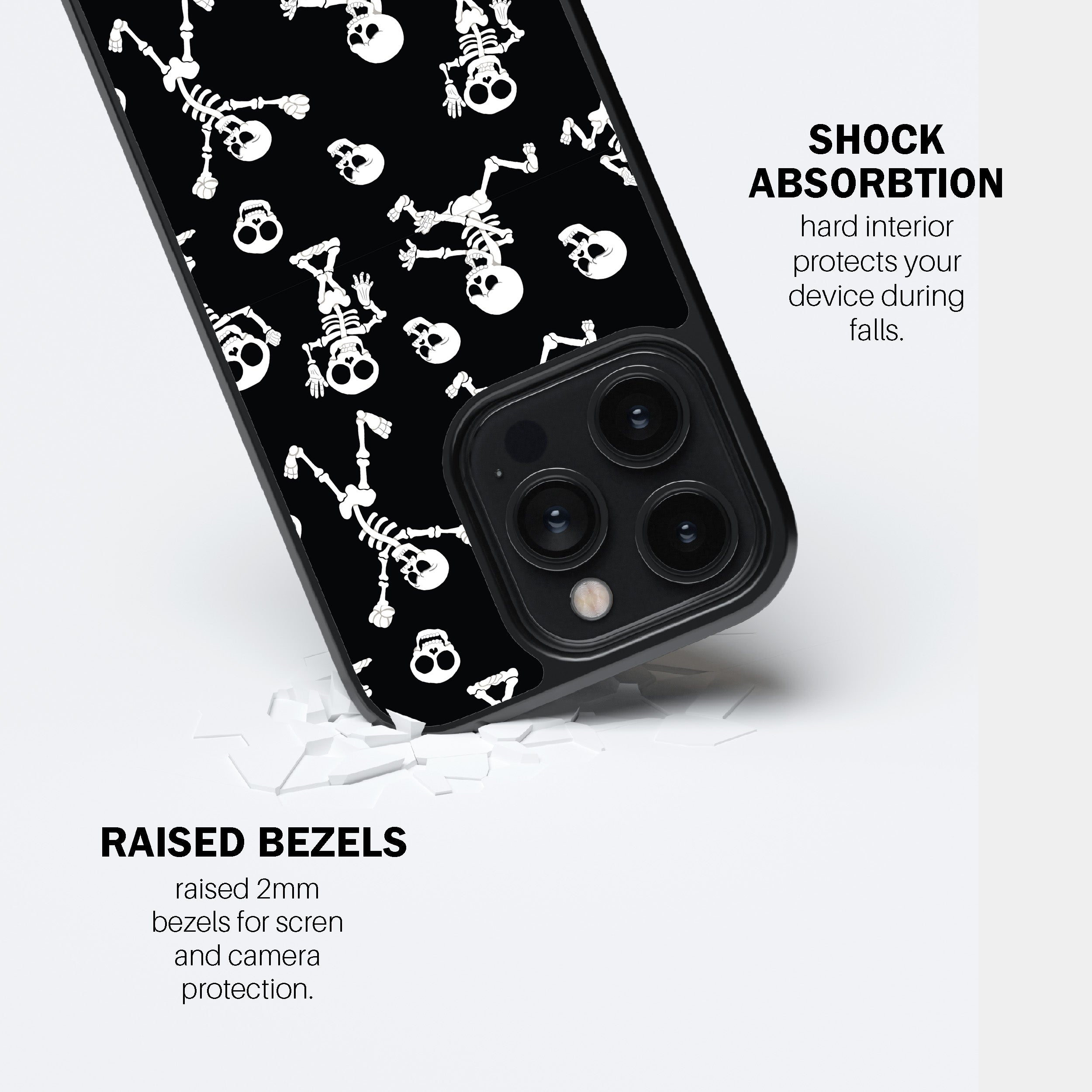 Dancing Skeleton Pattern  Phone Cover