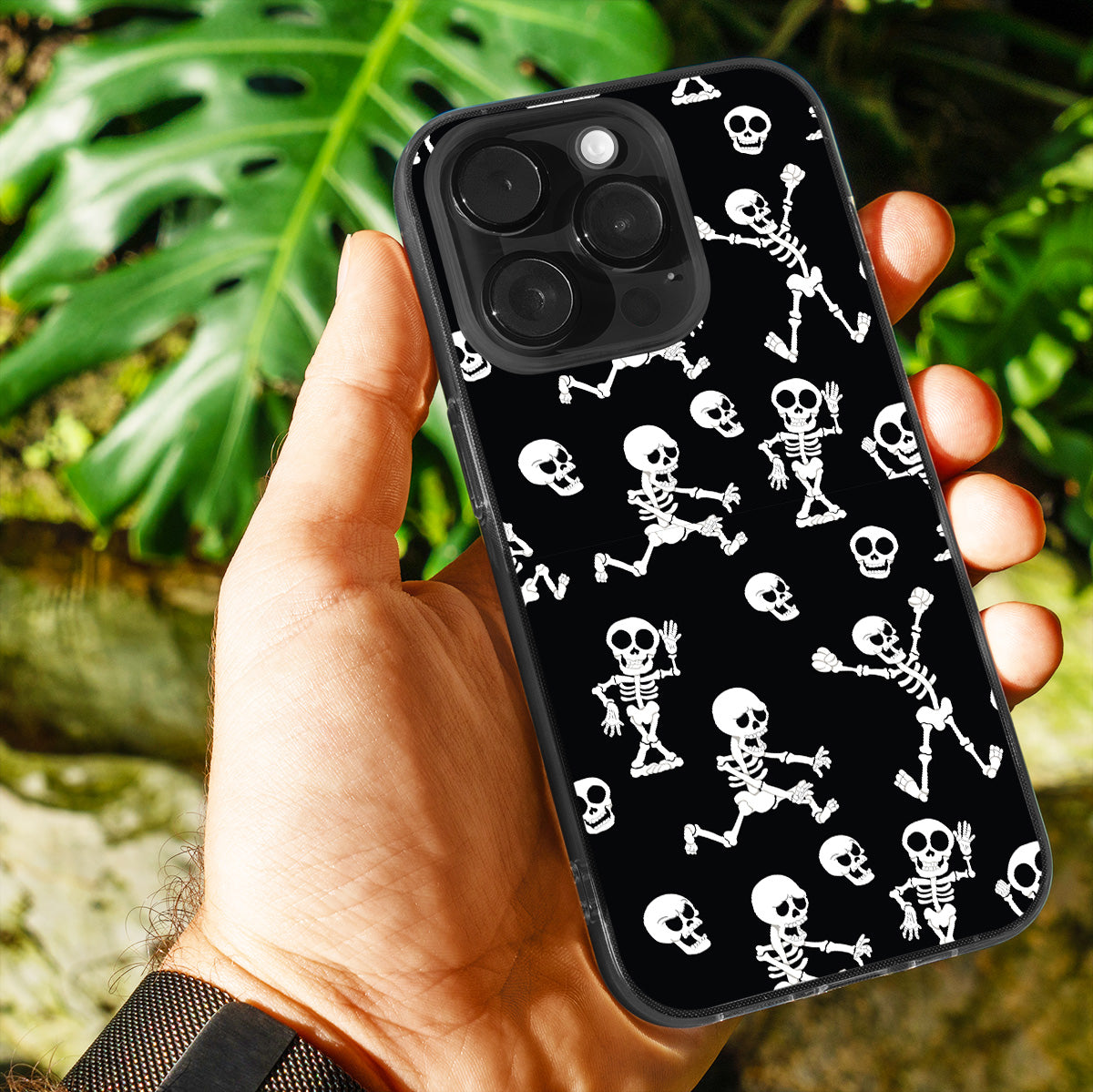 Dancing Skeleton Pattern  Phone Cover