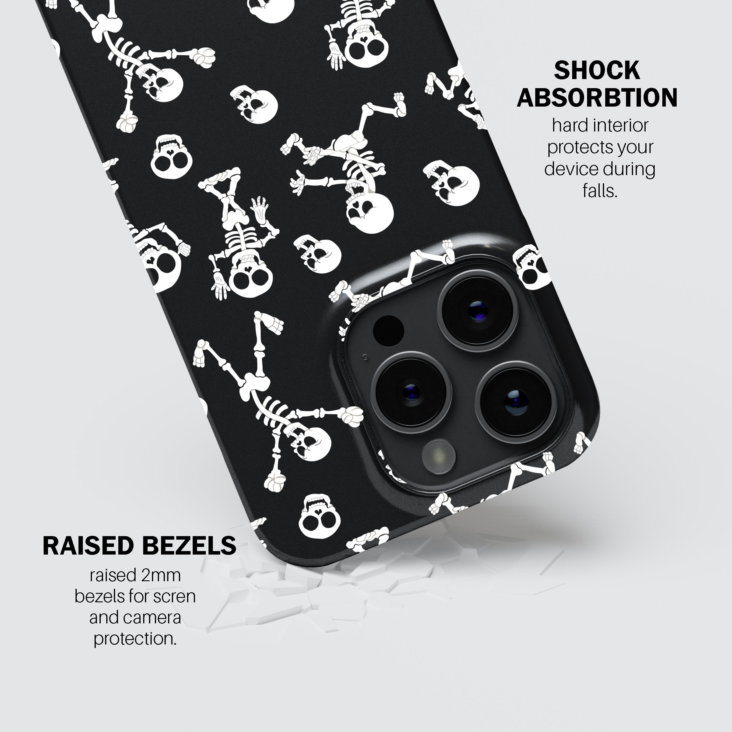 Dancing Skeleton Pattern  Phone Cover