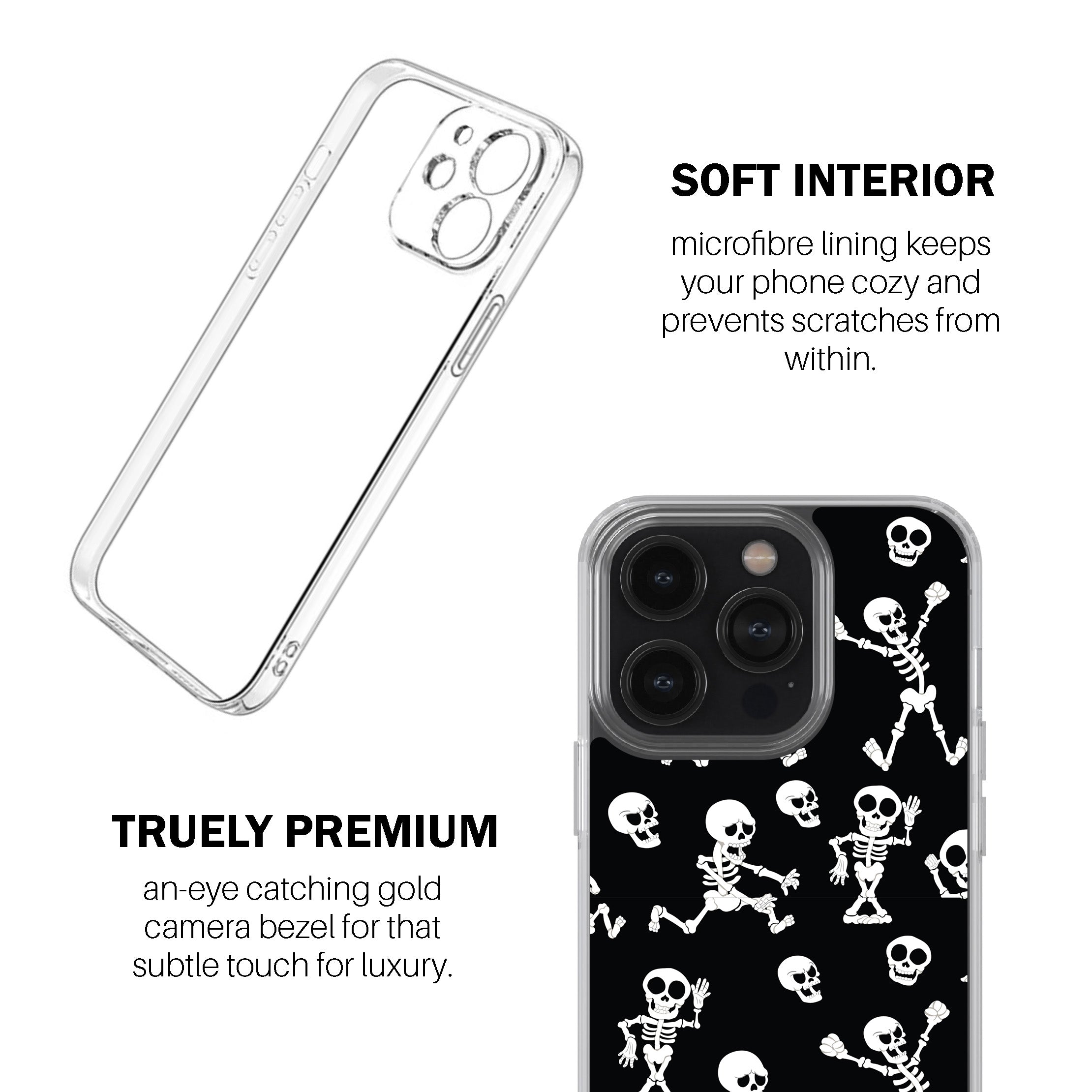 Dancing Skeleton Pattern  Phone Cover