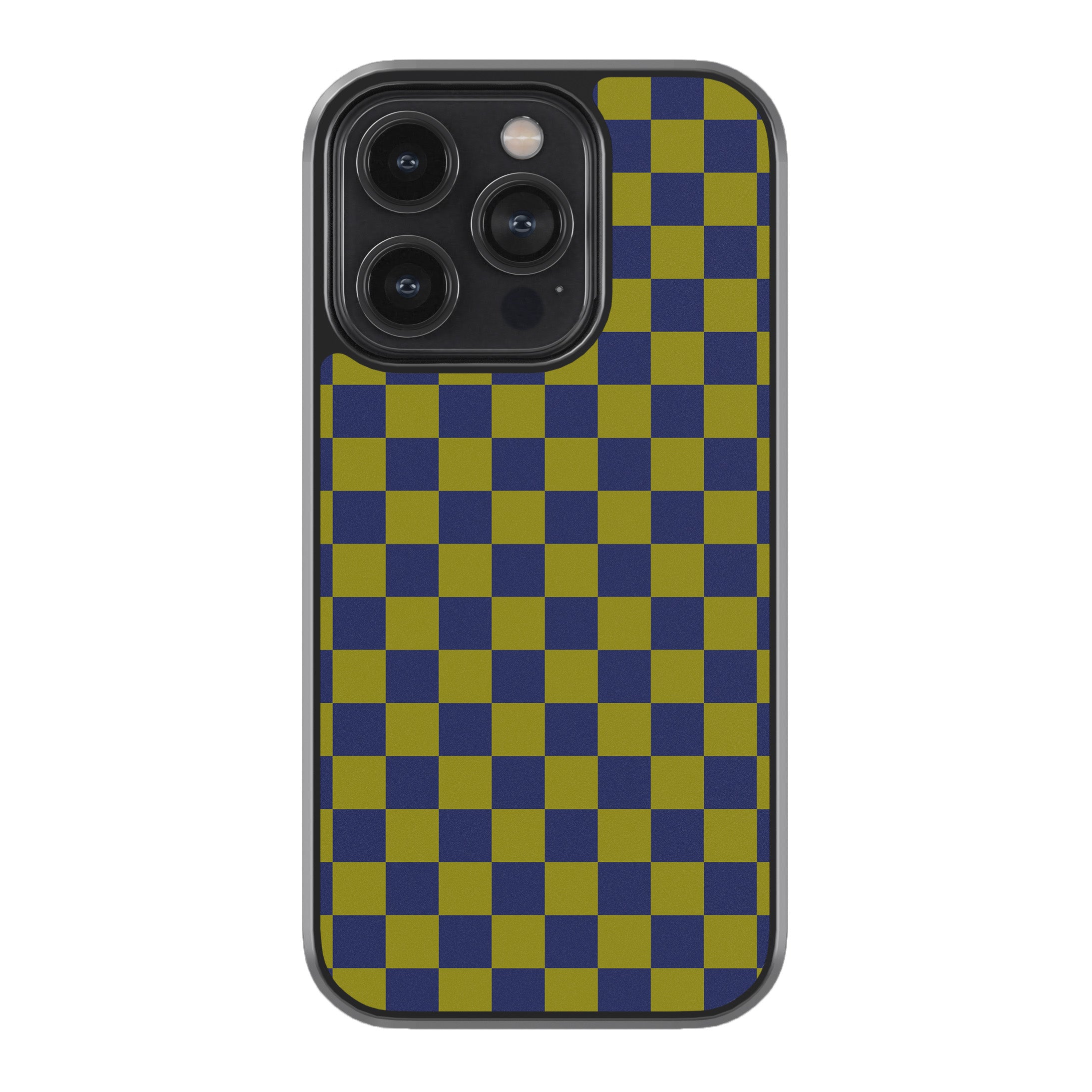 Pear Navy Check Phone Cover