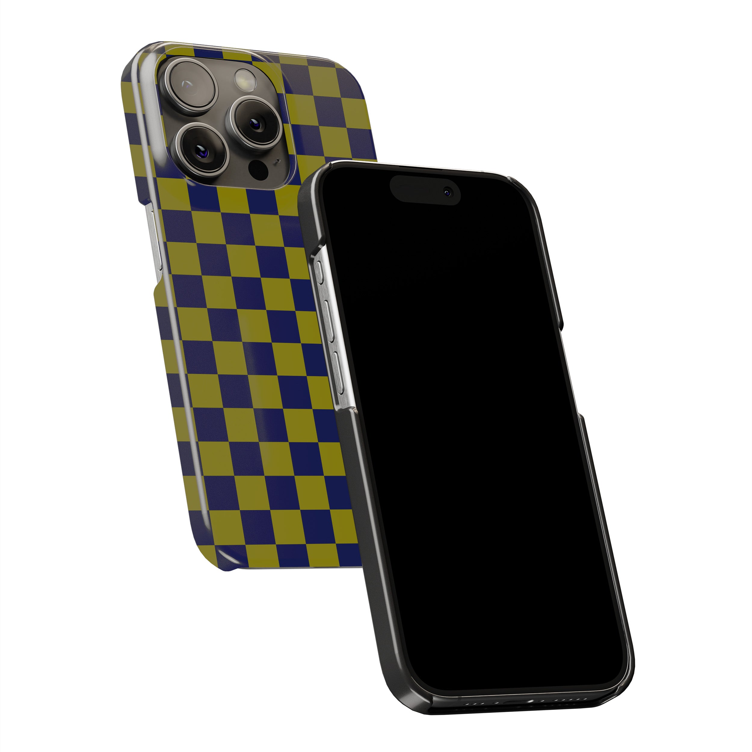 Pear Navy Check Phone Cover
