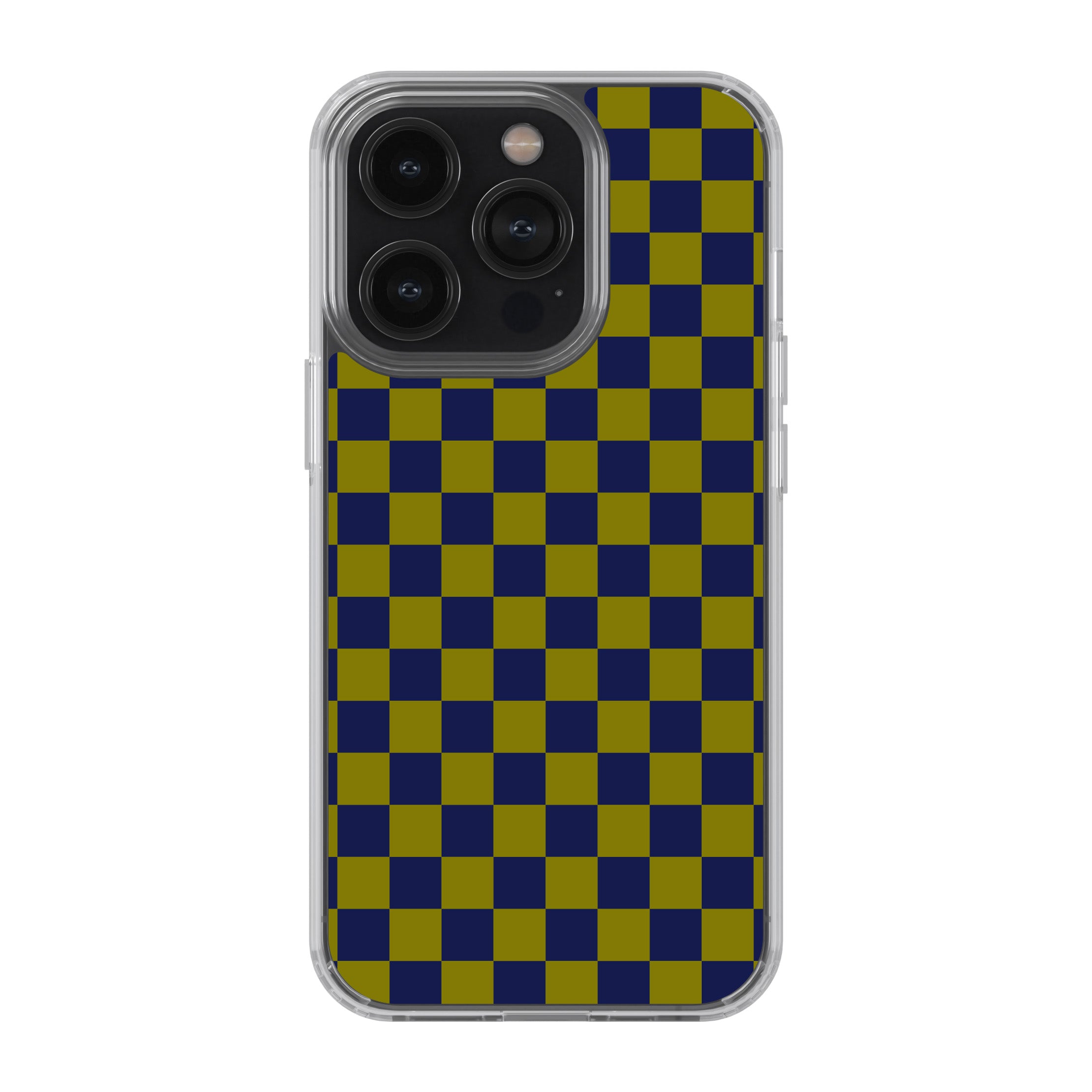 Pear Navy Check Phone Cover
